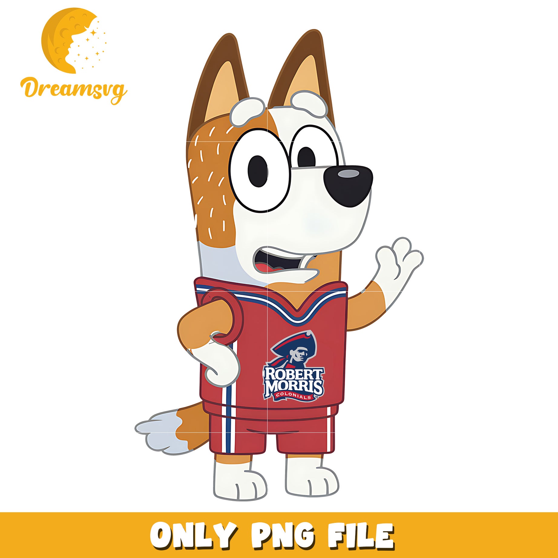 Bingo character png, Robert Morris Colonials png, ncaa team png