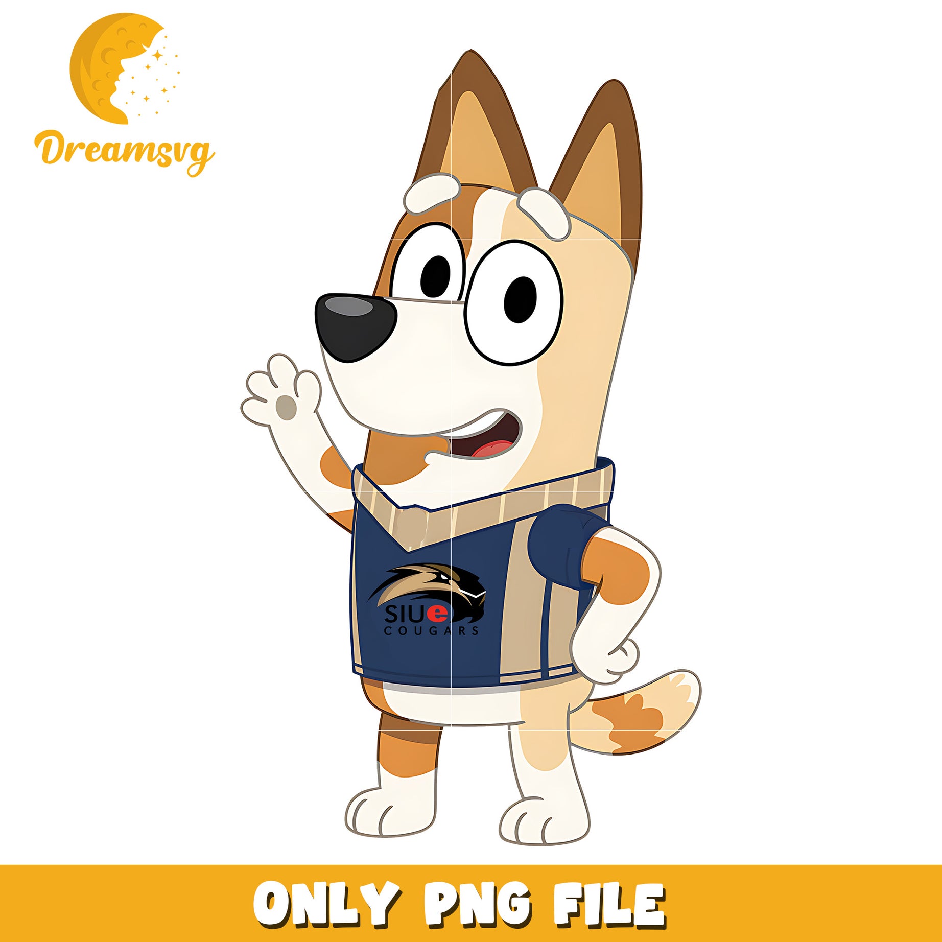 Bingo character png, SIU Edwardsville Cougars png, ncaa png