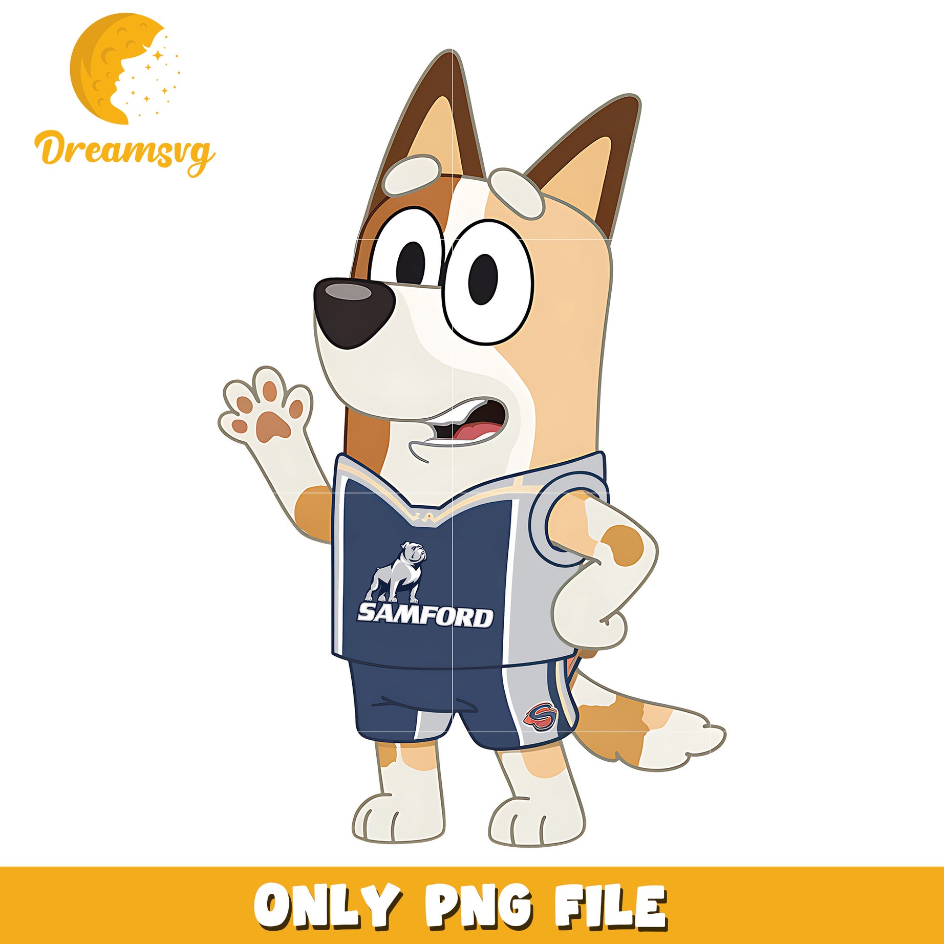 Bingo dog animate png, Samford Bulldogs png, ncaa png