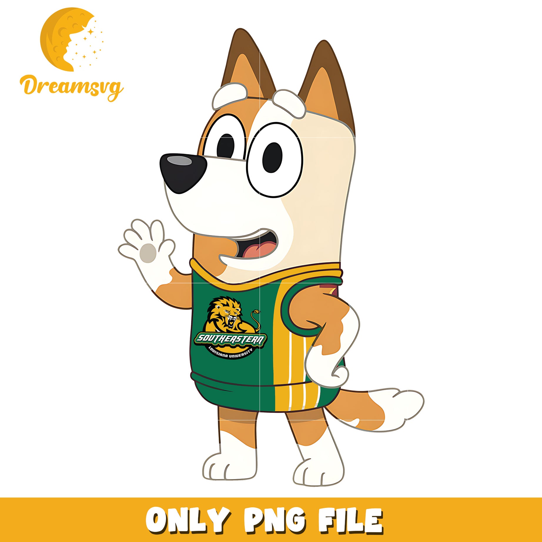 Bingo dog character png, Southeastern Louisiana Lions png, ncaa png