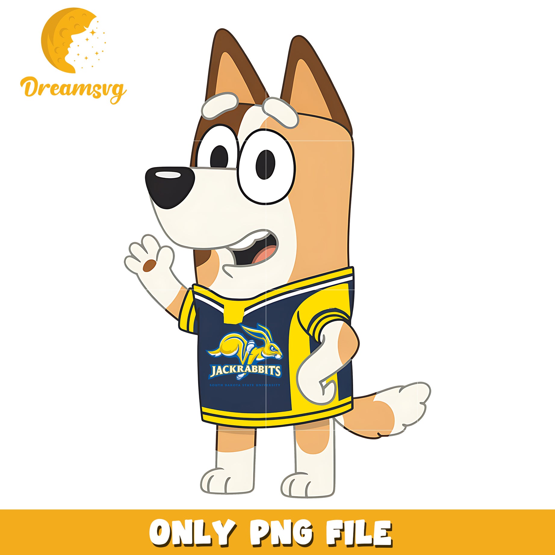 Bingo dog png, South Dakota State Jackrabbits png, ncaa png