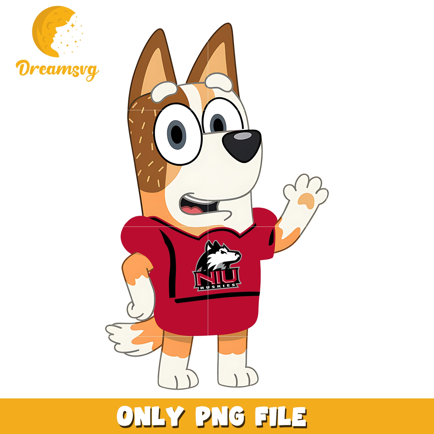 Bingo mom Huskies team png, Northern Illinois Huskies png, ncaa png