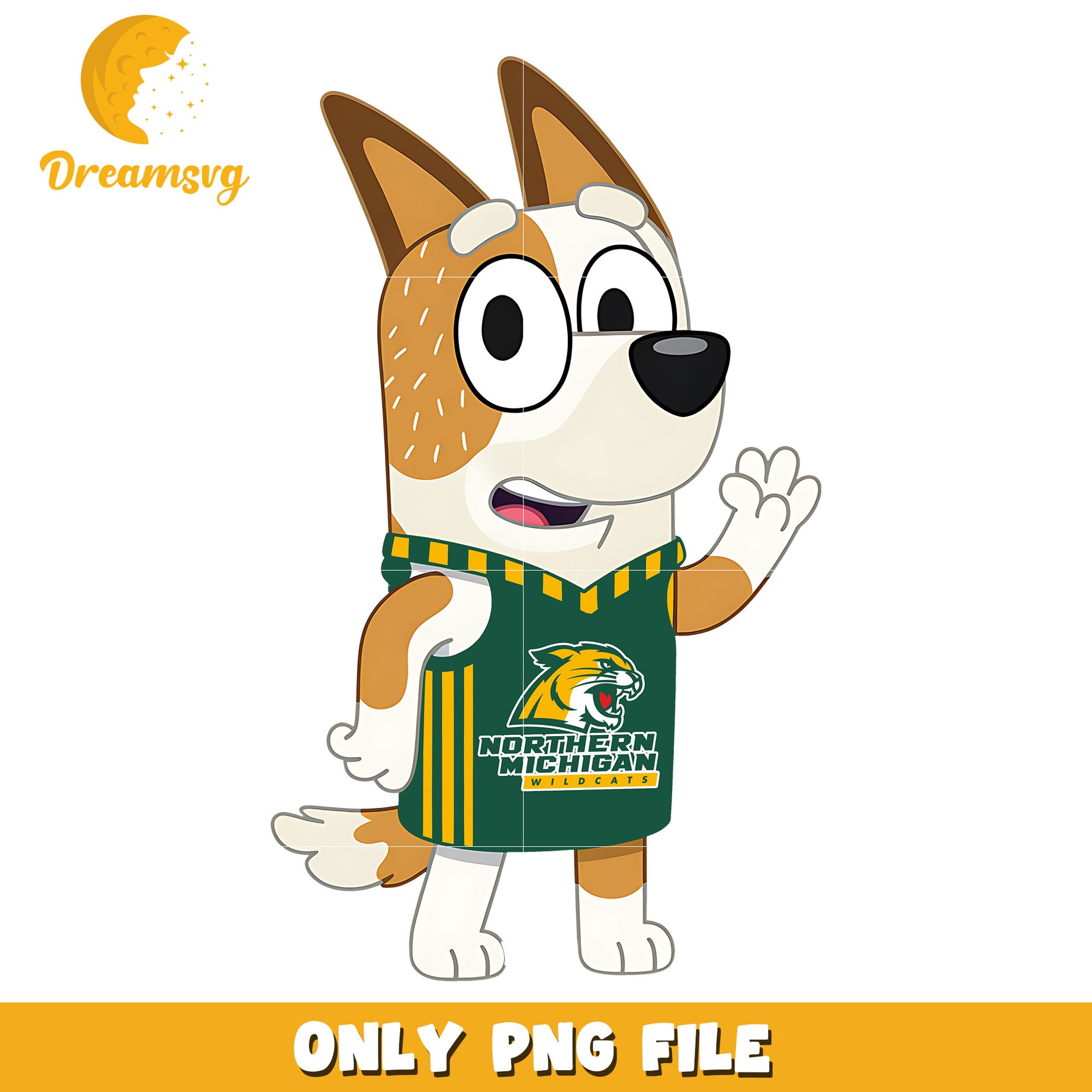 Bingo mom Wildcats fan png, Northern Michigan Wildcats png, ncaa png