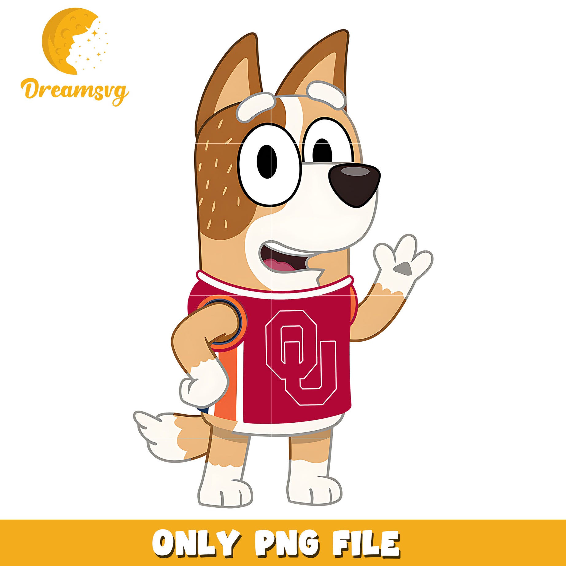 Bingo mom dog character png, Oklahoma Sooners png, ncaa png