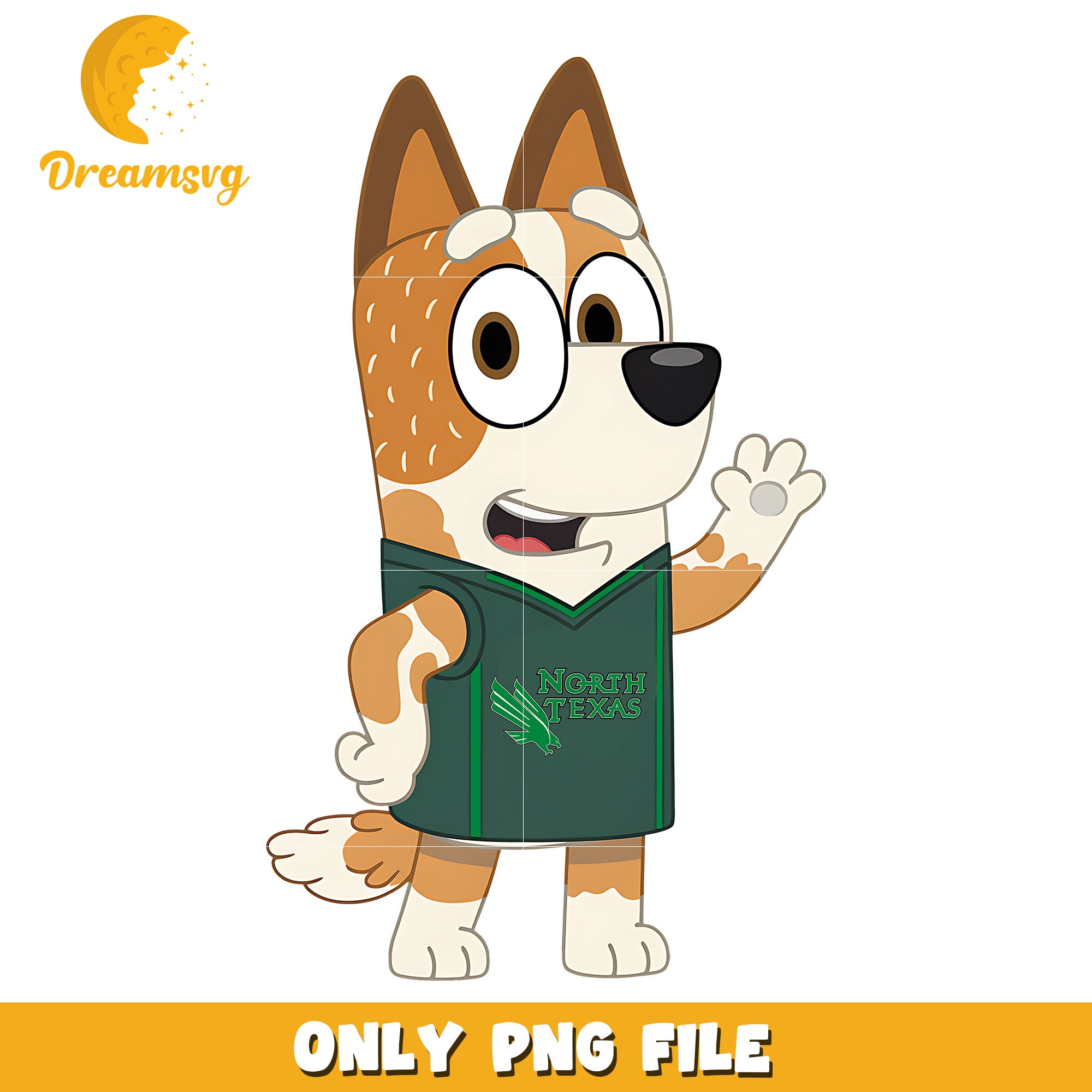 Bingo mom logo ncaa fan png, North Texas Mean Green png, ncaa png