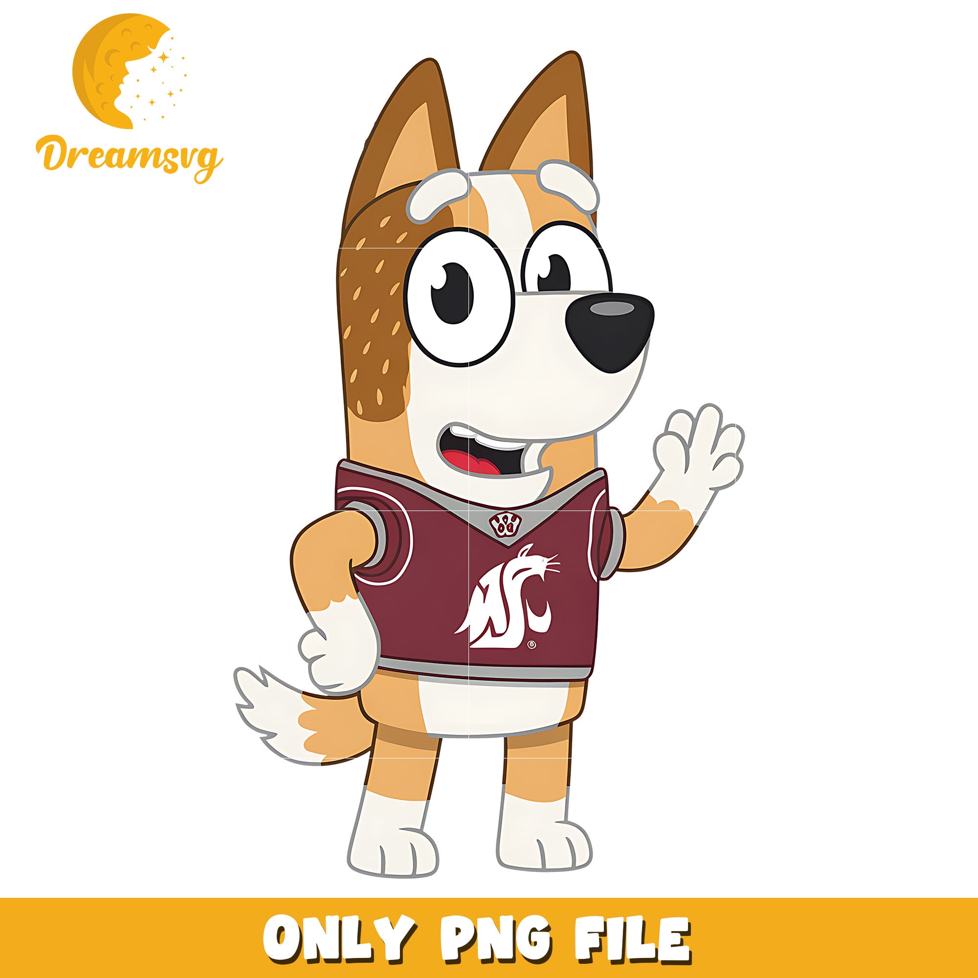 Bingo mom logo ncaa png, Washington State Cougars png, ncaa png