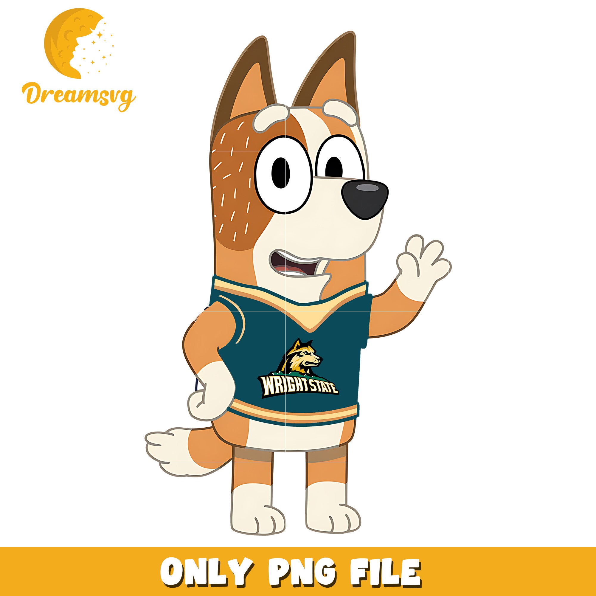 Bingo mom logo ncaa png, Wright State Raiders png, ncaa png