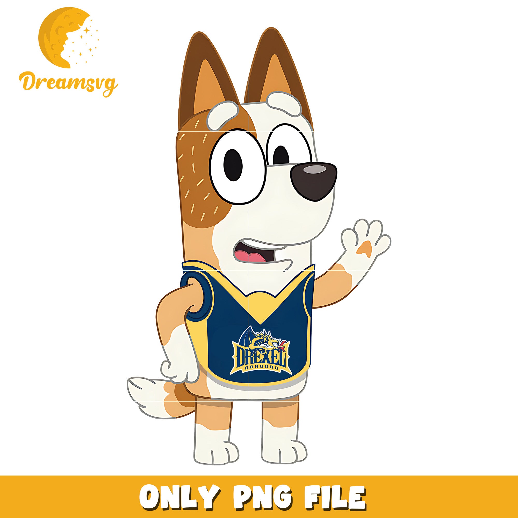 Bingo mom logo ncaa team png, Drexel Dragons png, ncaa png