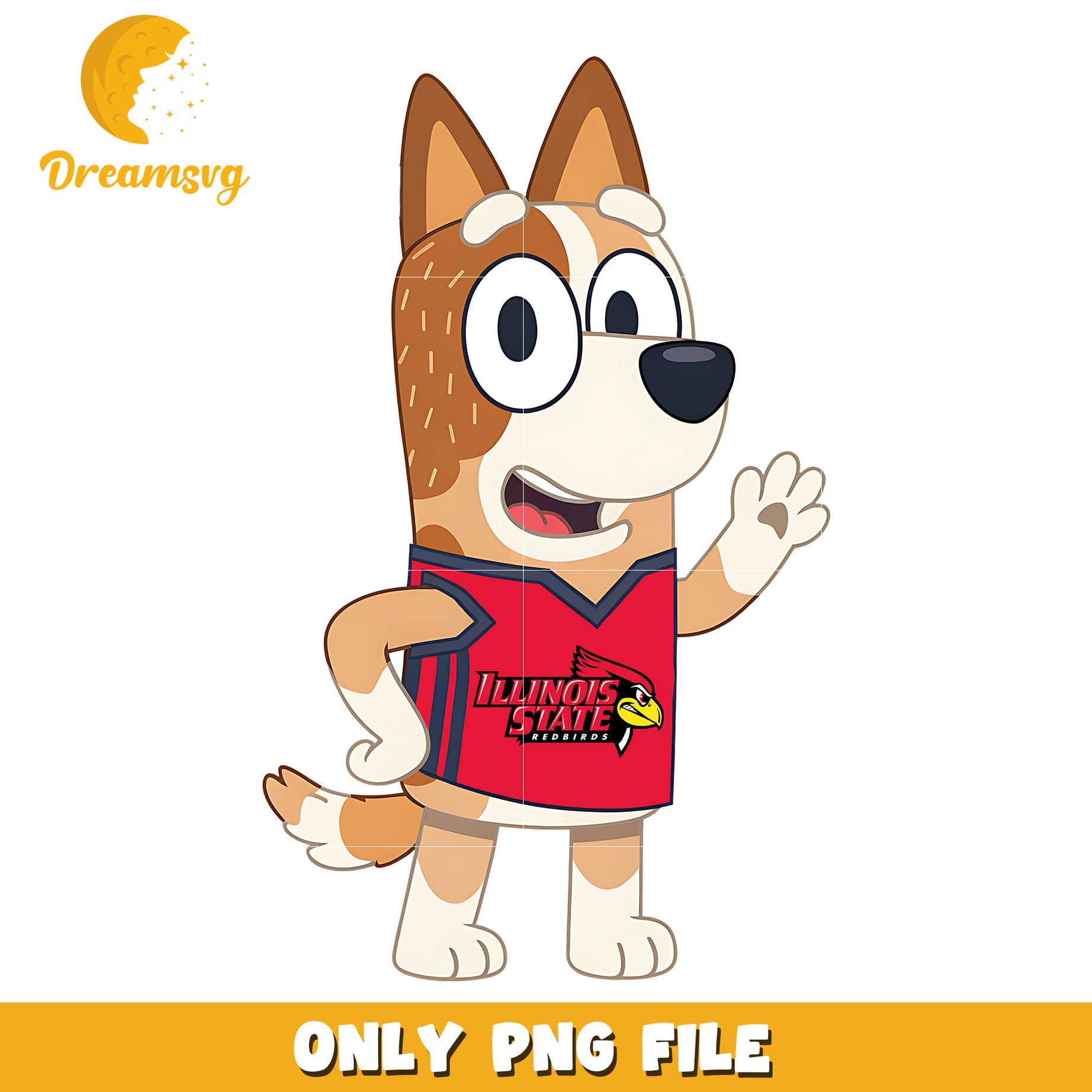 Bingo mom t-shirt logo ncaa png, Illinois State Redbirds png