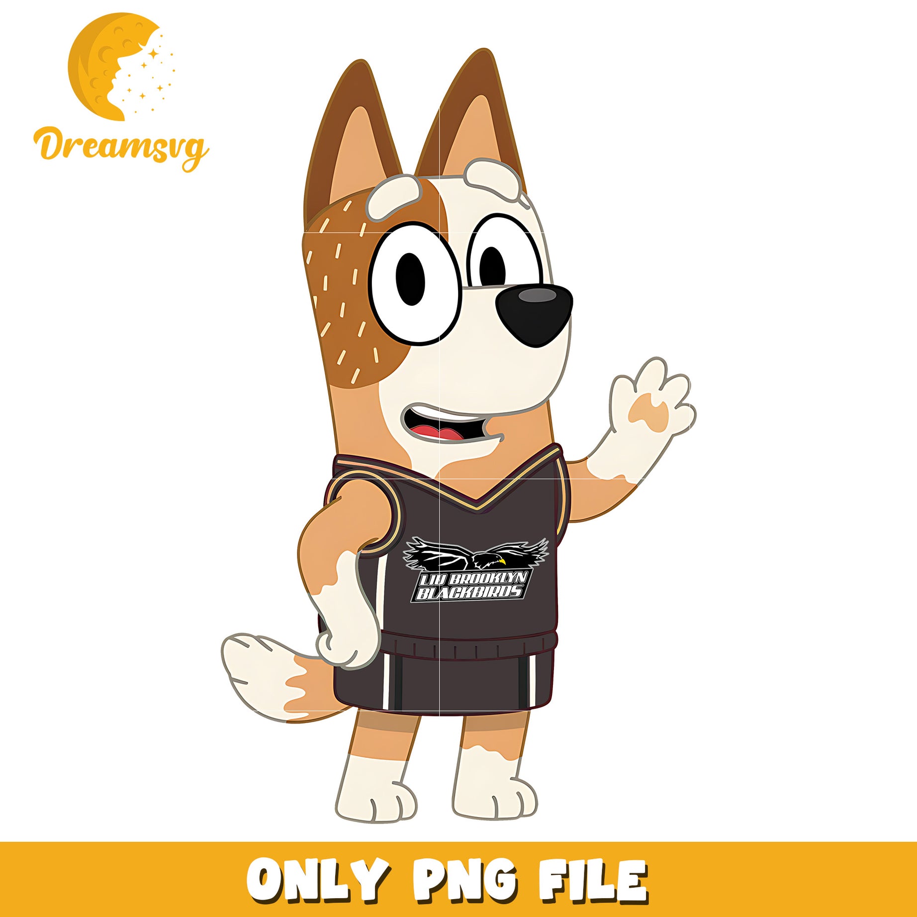 Bingo mom t-shirt logo ncaa png, LIU Brooklyn Blackbirds png