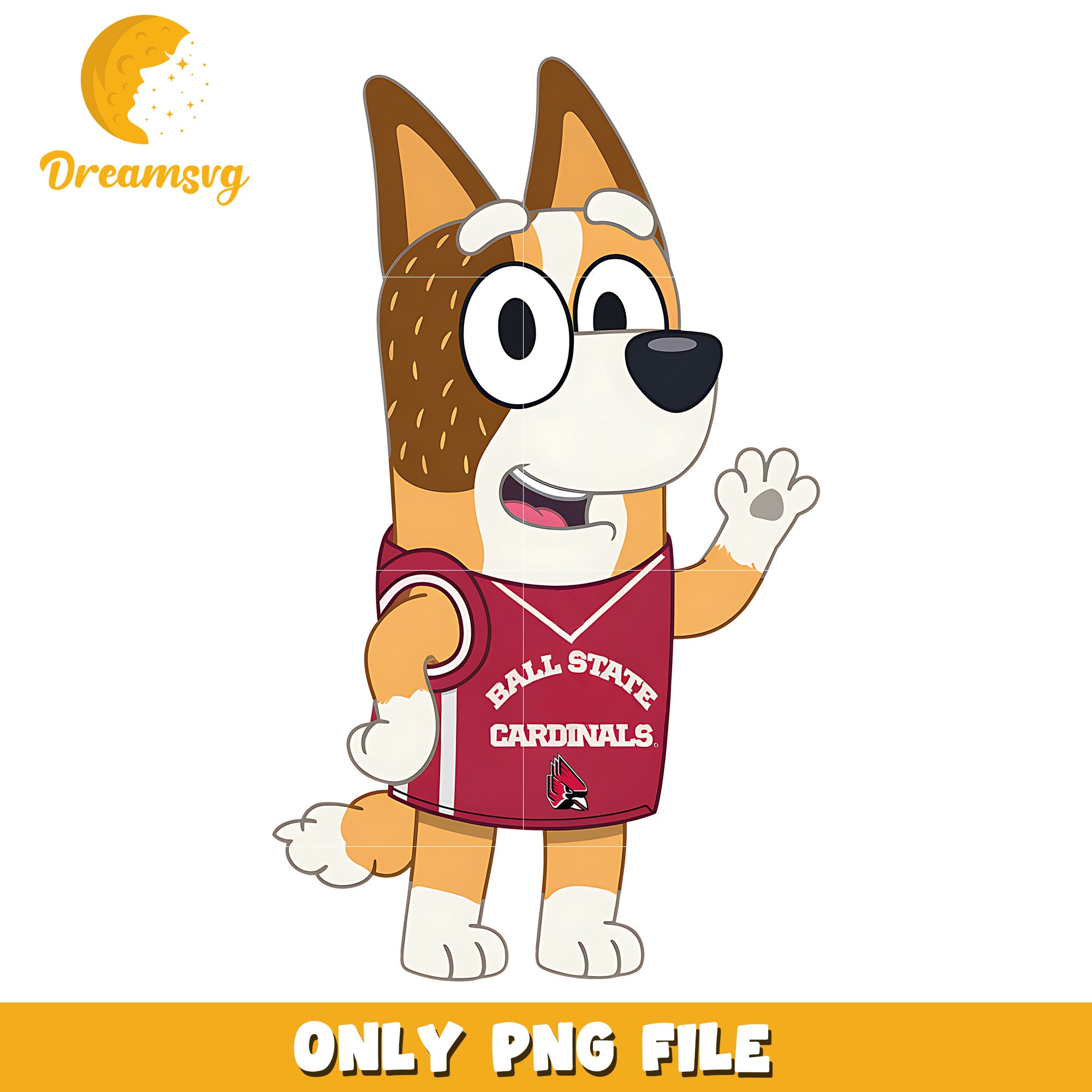 Bingo mom t-shirt logo png, Ball State Cardinals png, ncaa png