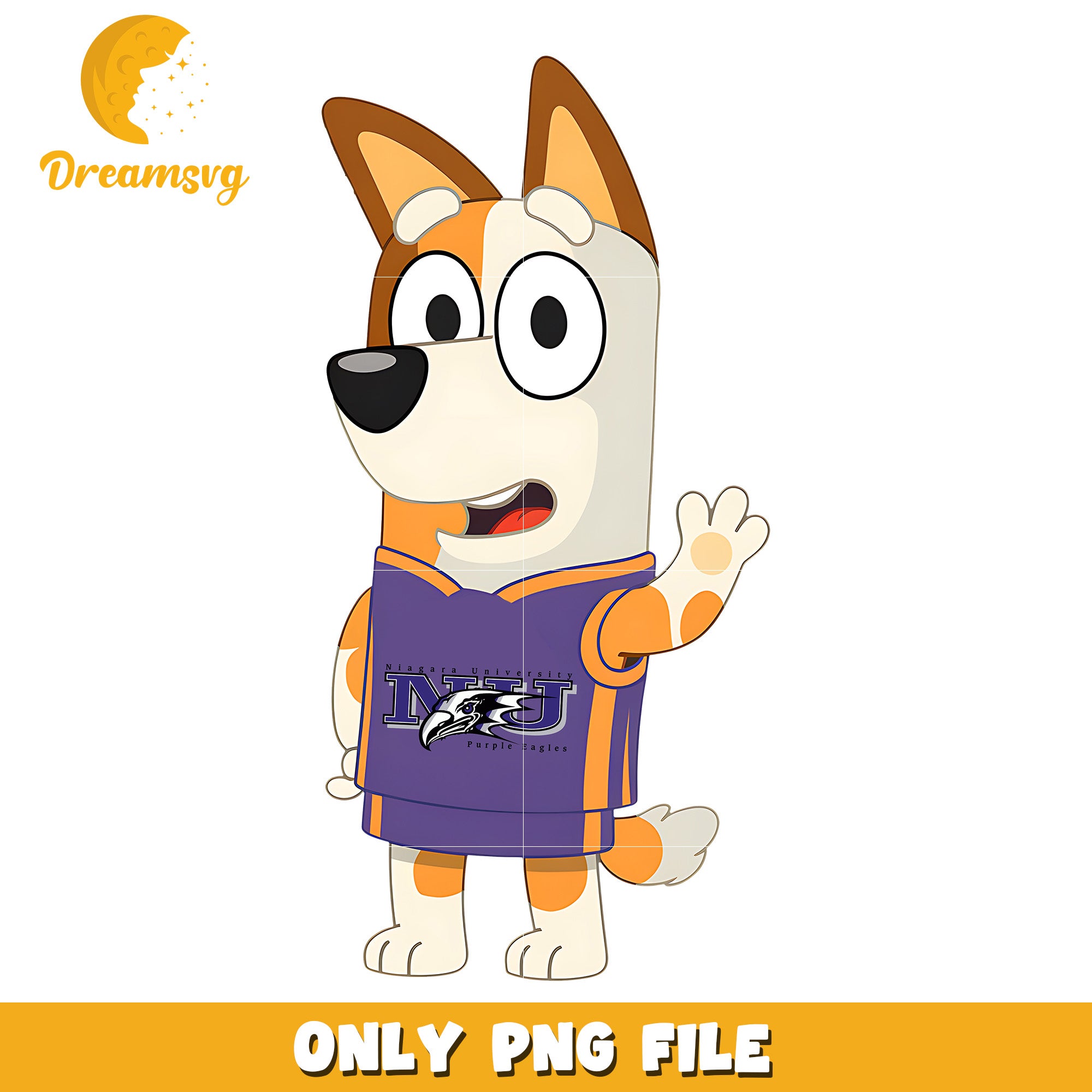 Bingo ncaa fan png, Niagara Purple Eagles png, ncaa png