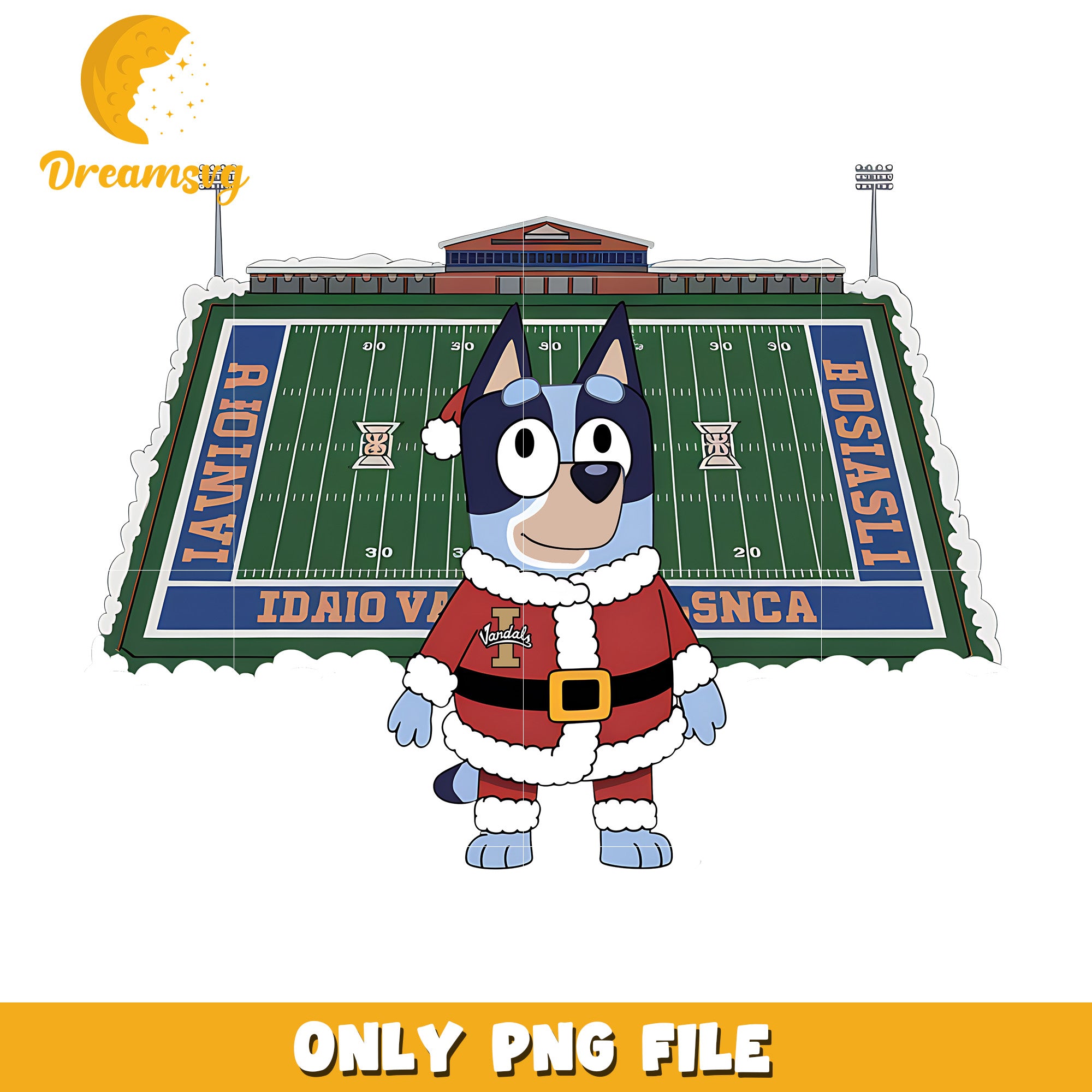 Bingo on christmas day png, Idaho Vandals png, ncaa png