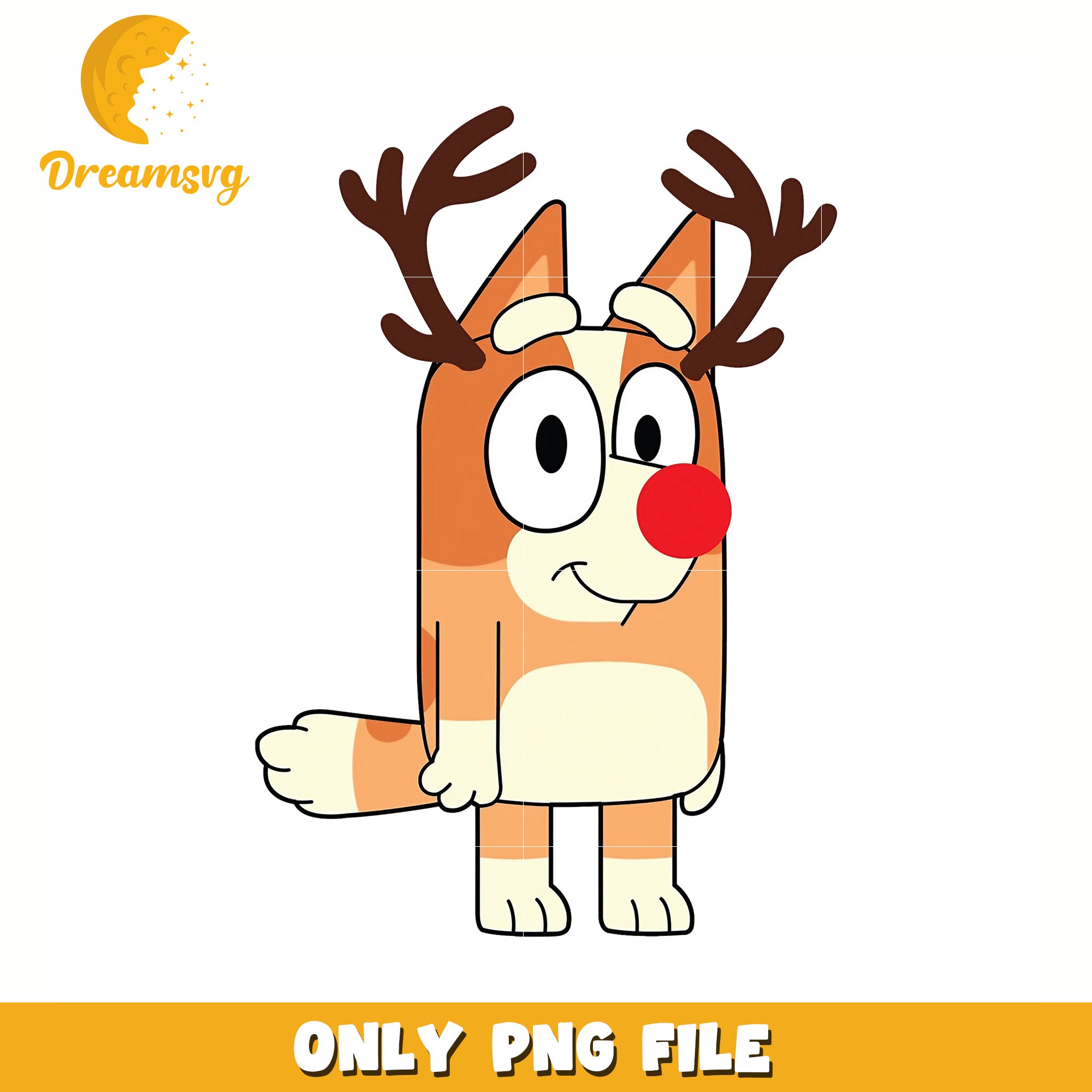 Bingo reindeer png, bluey videos​ png, bingo bluey​ png