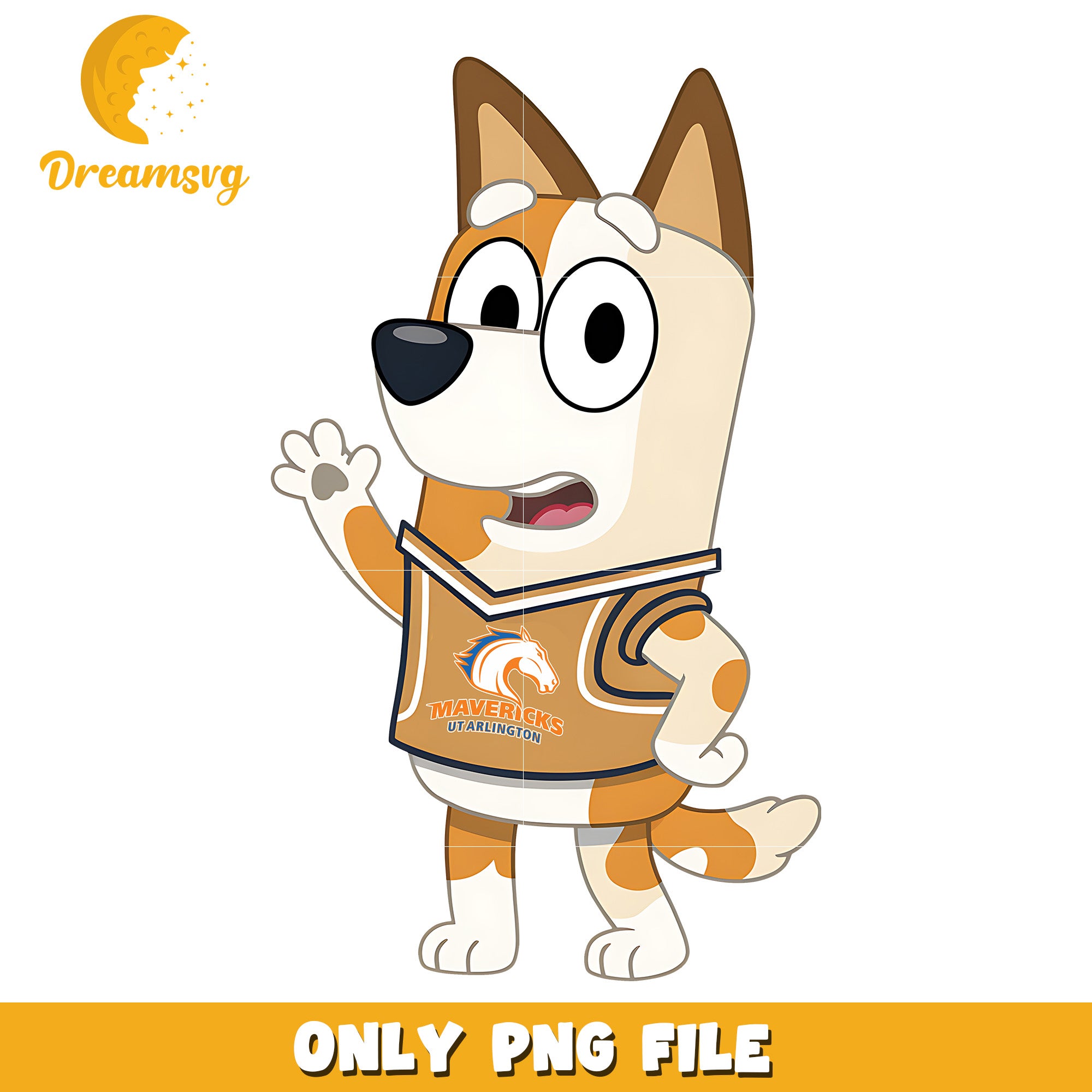 Bingo shirt cheerleader png, Texas Arlington Mavericks png, ncaa png