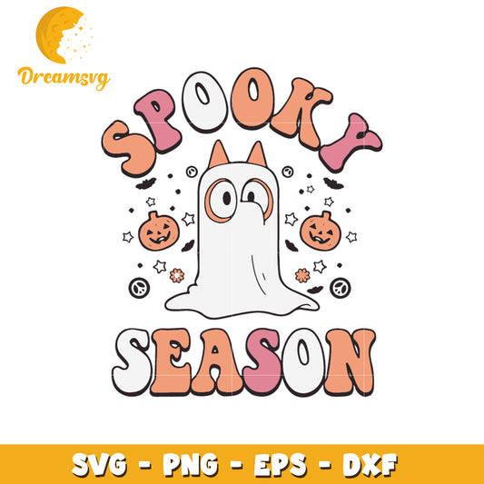 Bingo spooky season svg, bingo character svg, halloween svg