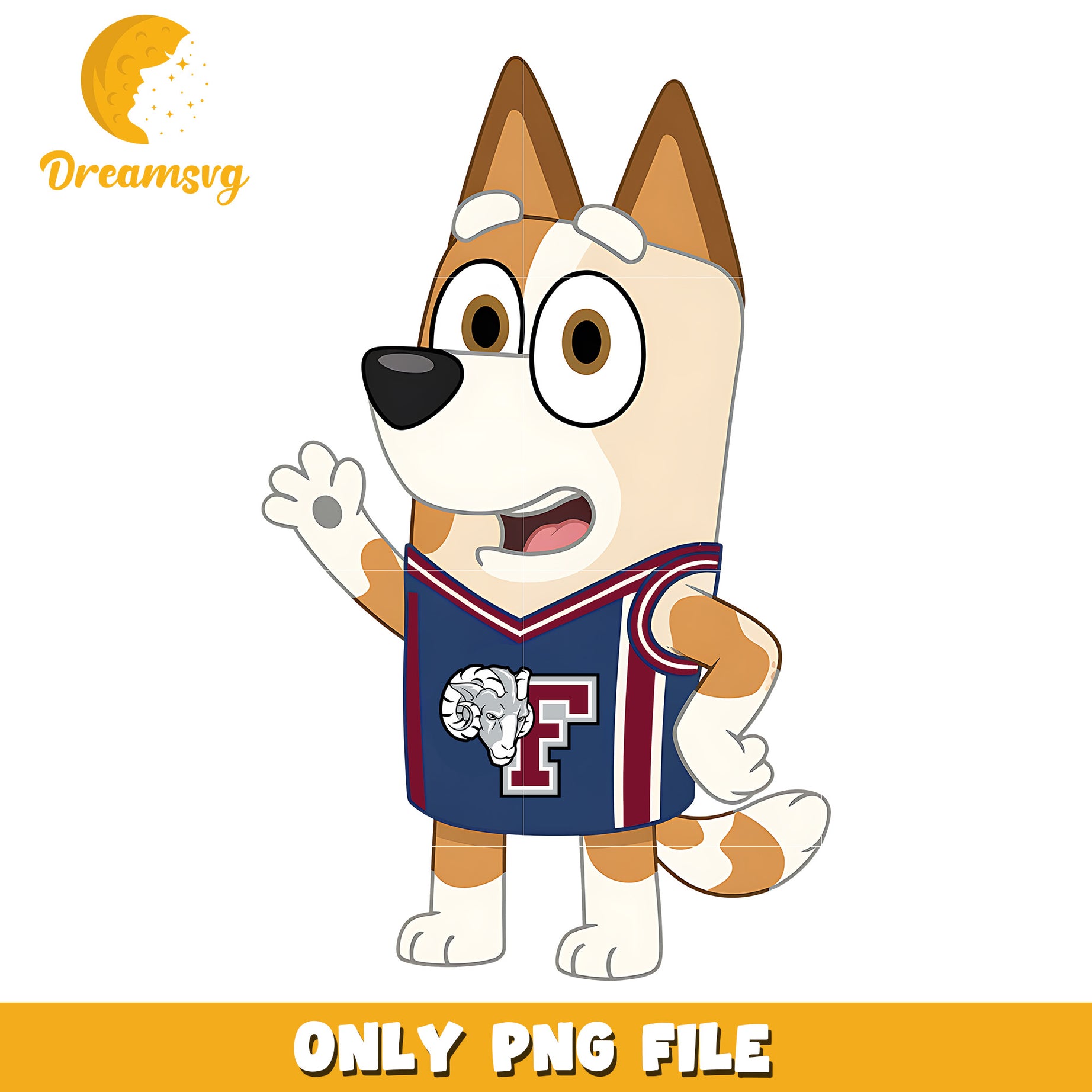Bingo t-shirt logo ncaa png, Fordham Rams png, ncaa png