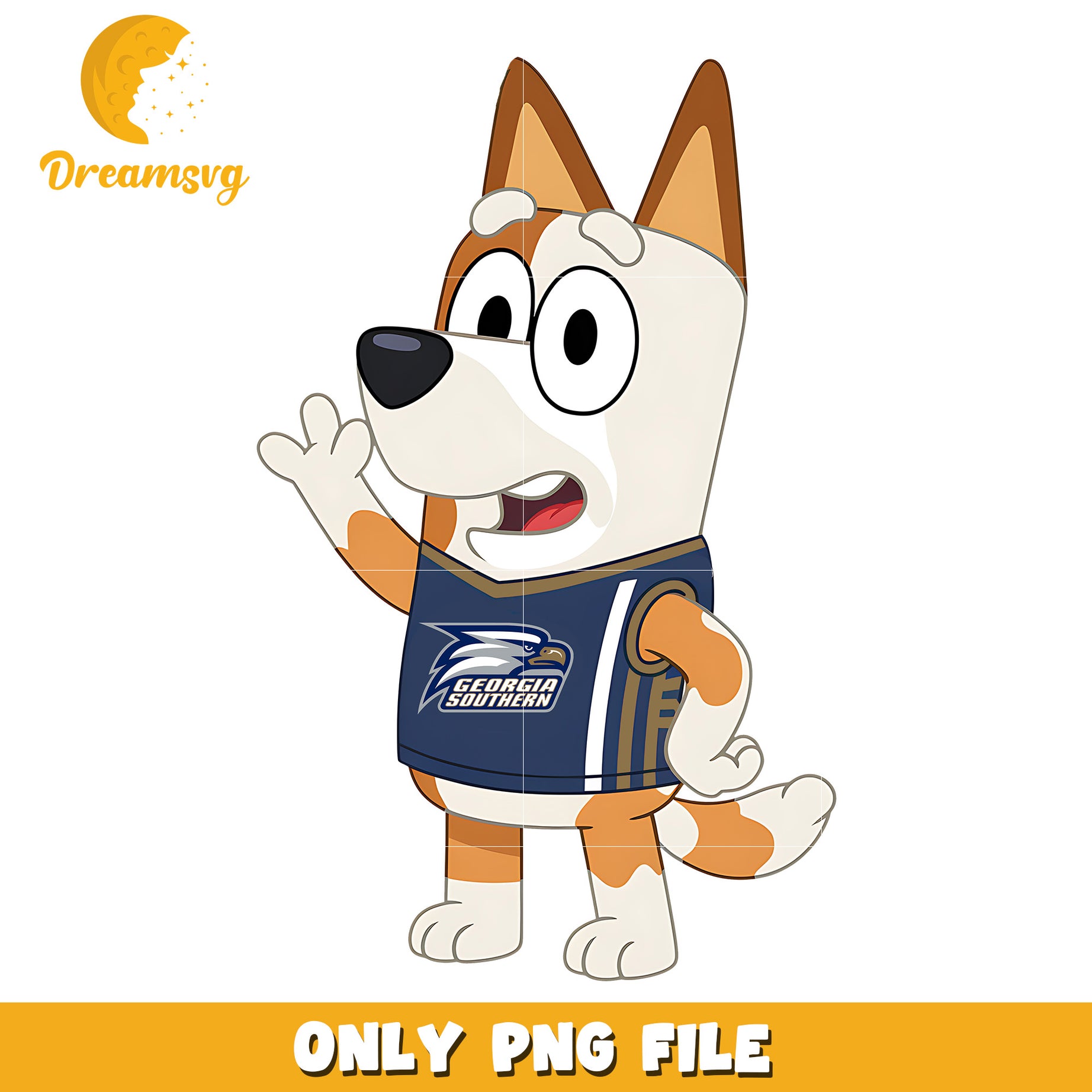 Bingo t-shirt logo ncaa png, Georgia Southern Eagles png, ncaa png