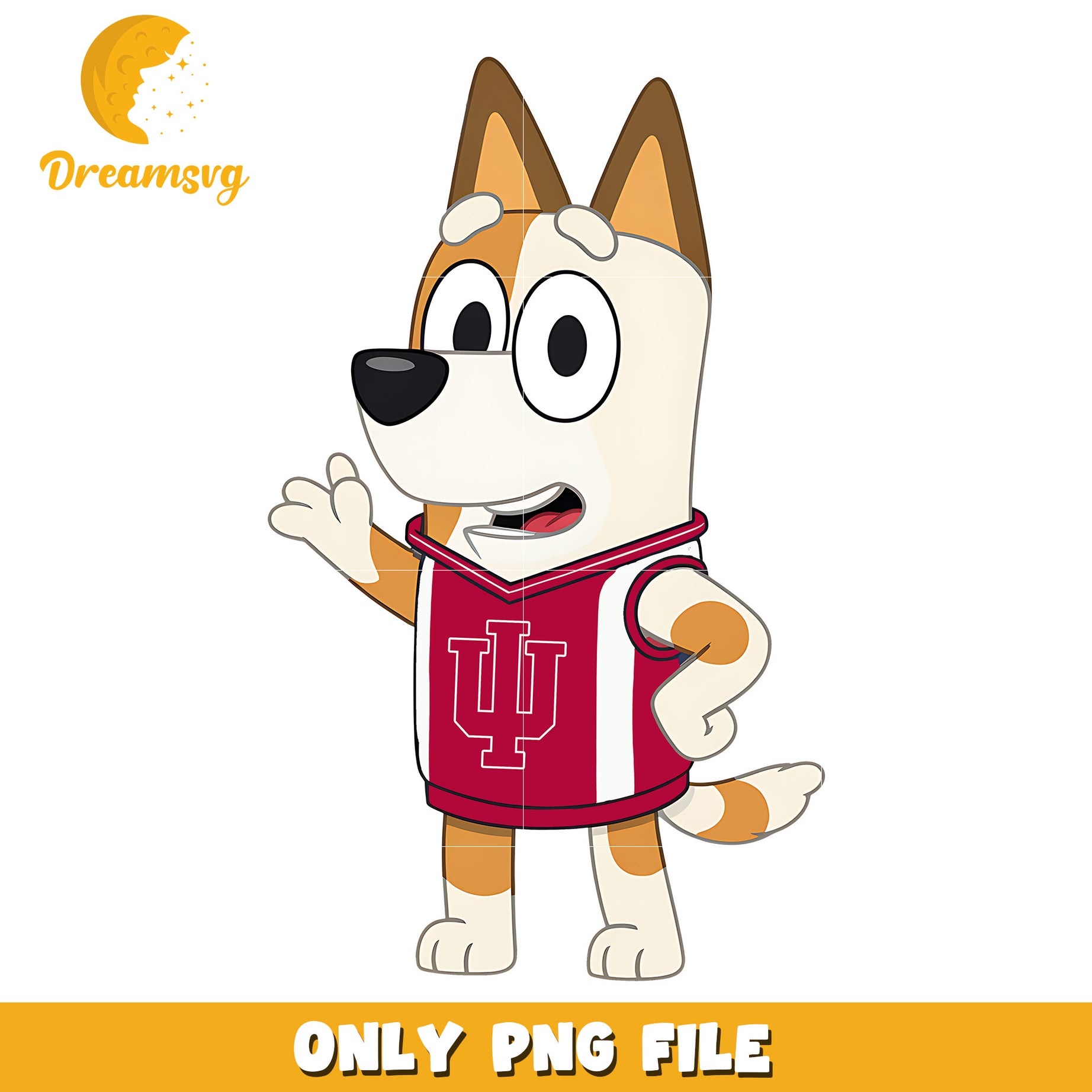 Bingo t-shirt logo ncaa png, Indiana Hoosiers png, ncaa png