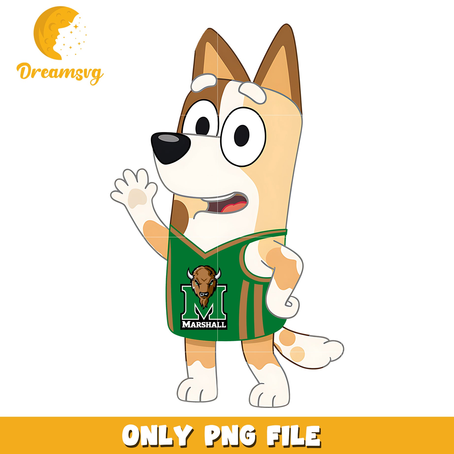 Bingo t-shirt logo ncaa png, Marshall Thundering Herd png, ncaa png