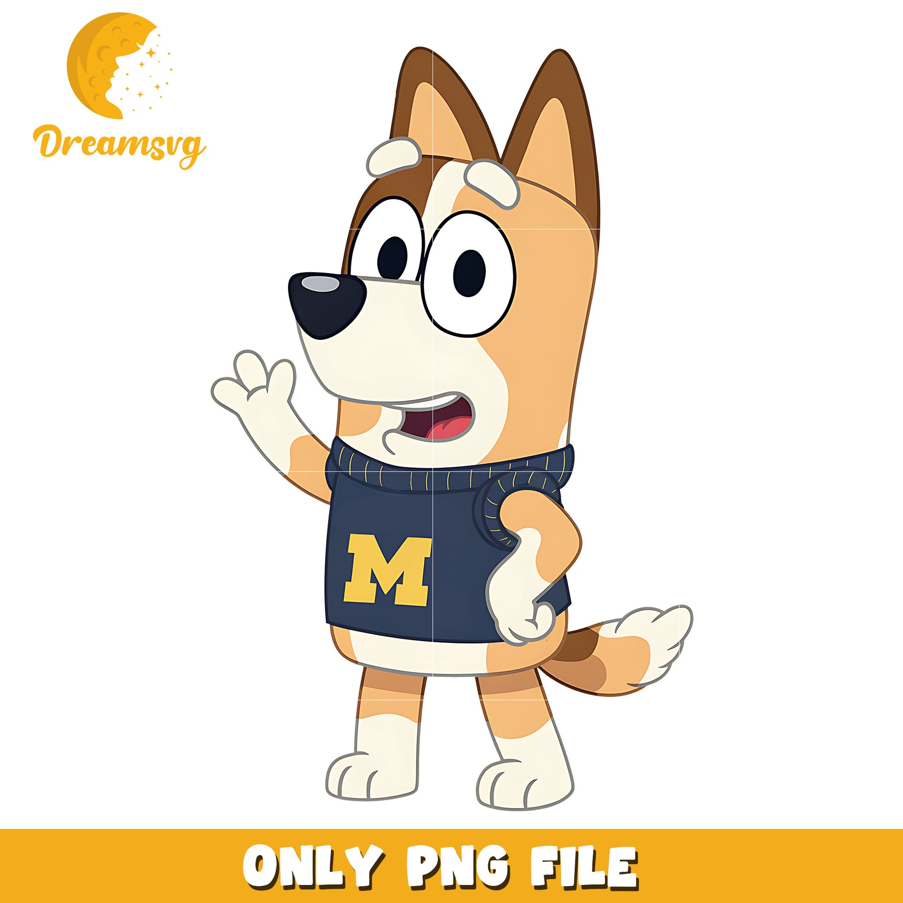 Bingo t-shirt logo ncaa png, Michigan Wolverines png, ncaa png