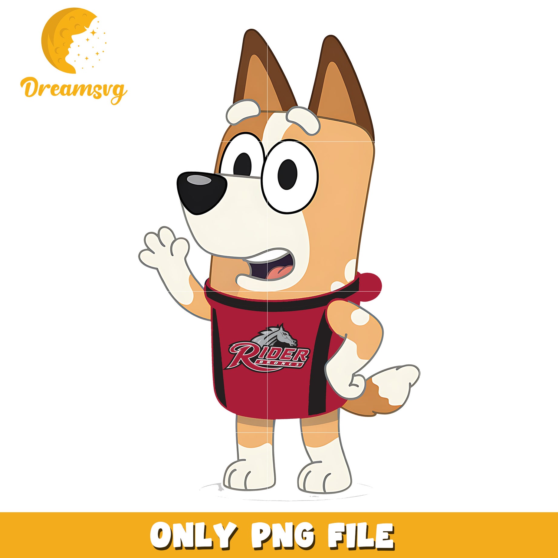 Bingo t-shirt logo ncaa png, Rider Broncs png, ncaa png