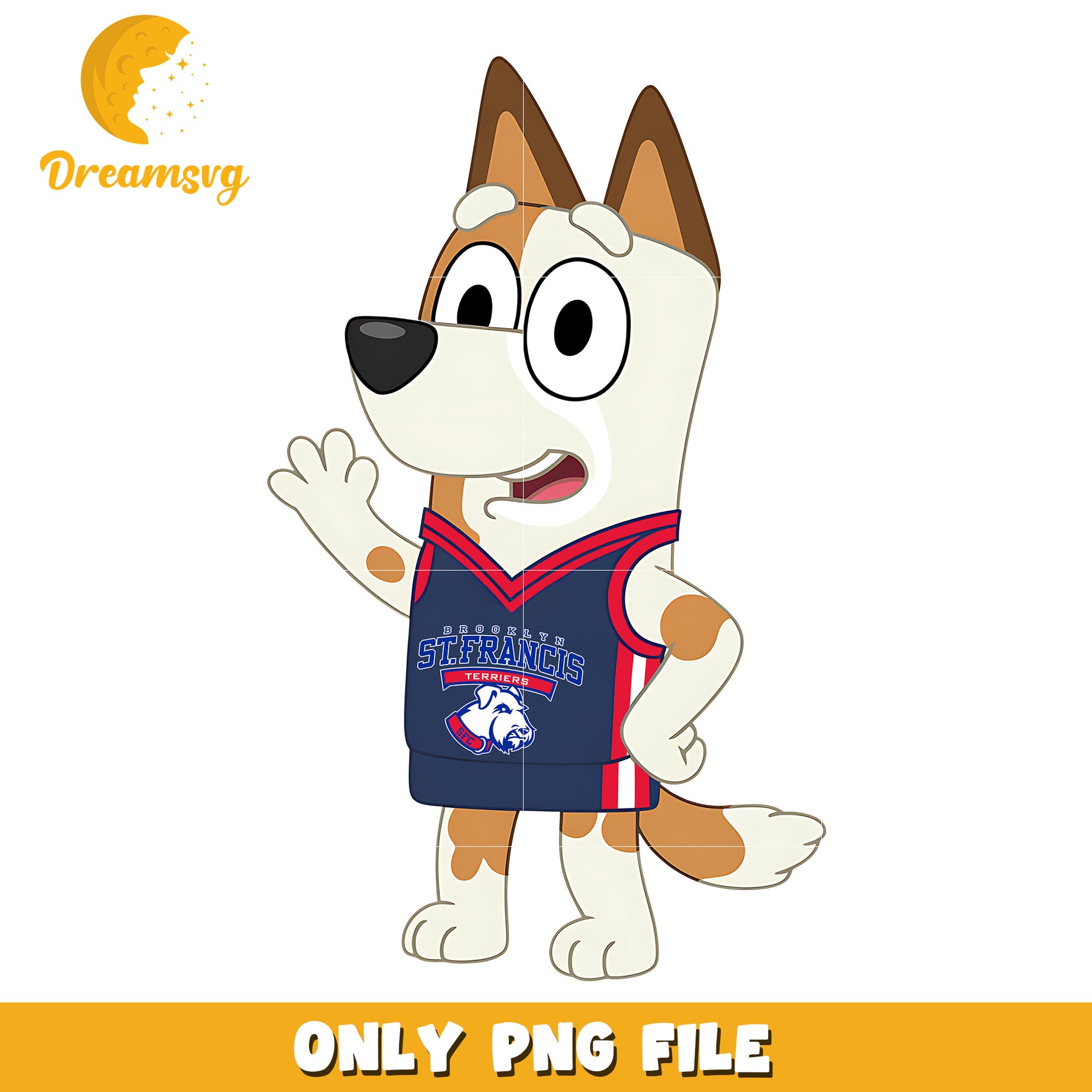 Bingo t-shirt logo ncaa png, St Francis Terriers png, ncaa png