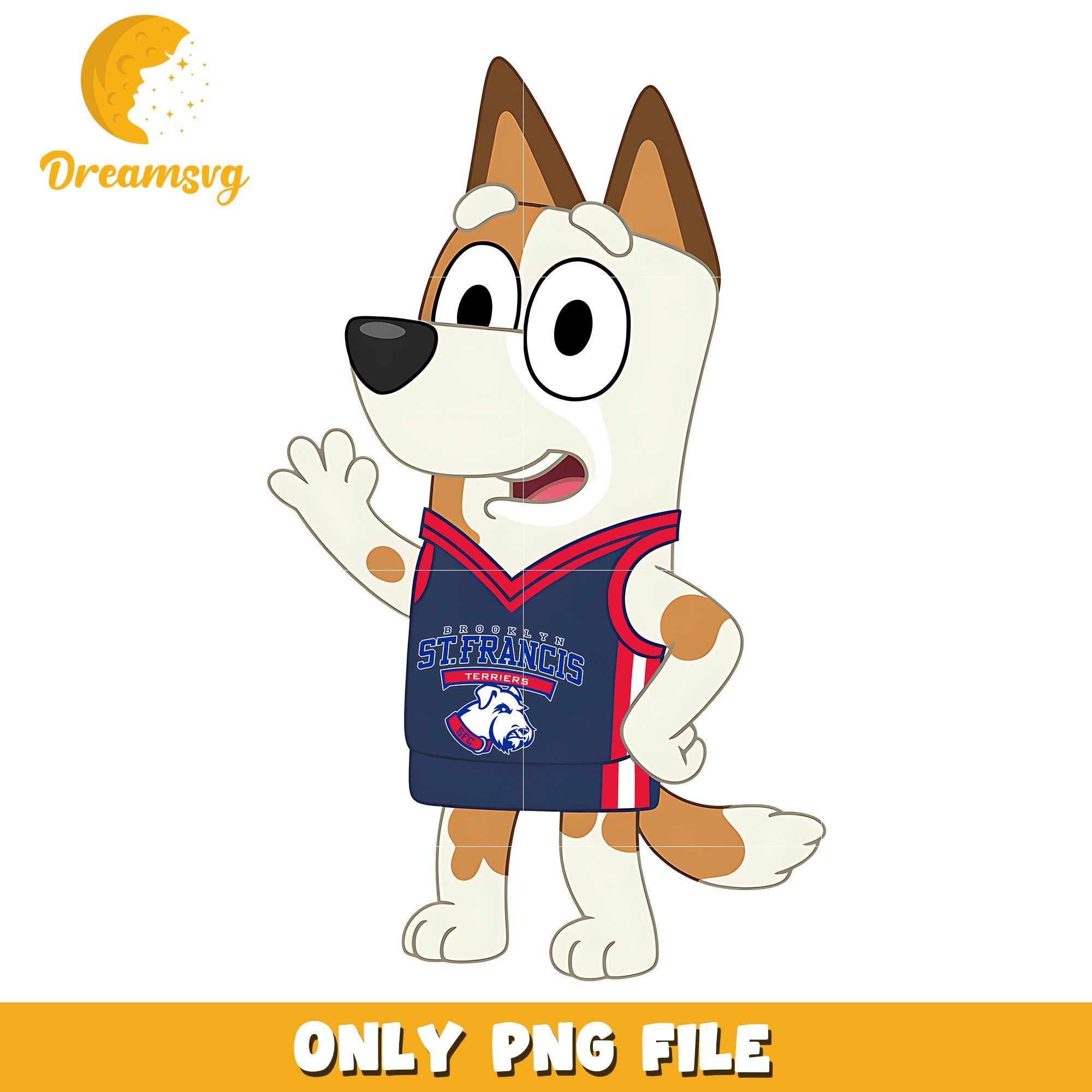 Bingo t-shirt logo ncaa png, St Francis Terriers png, ncaa png