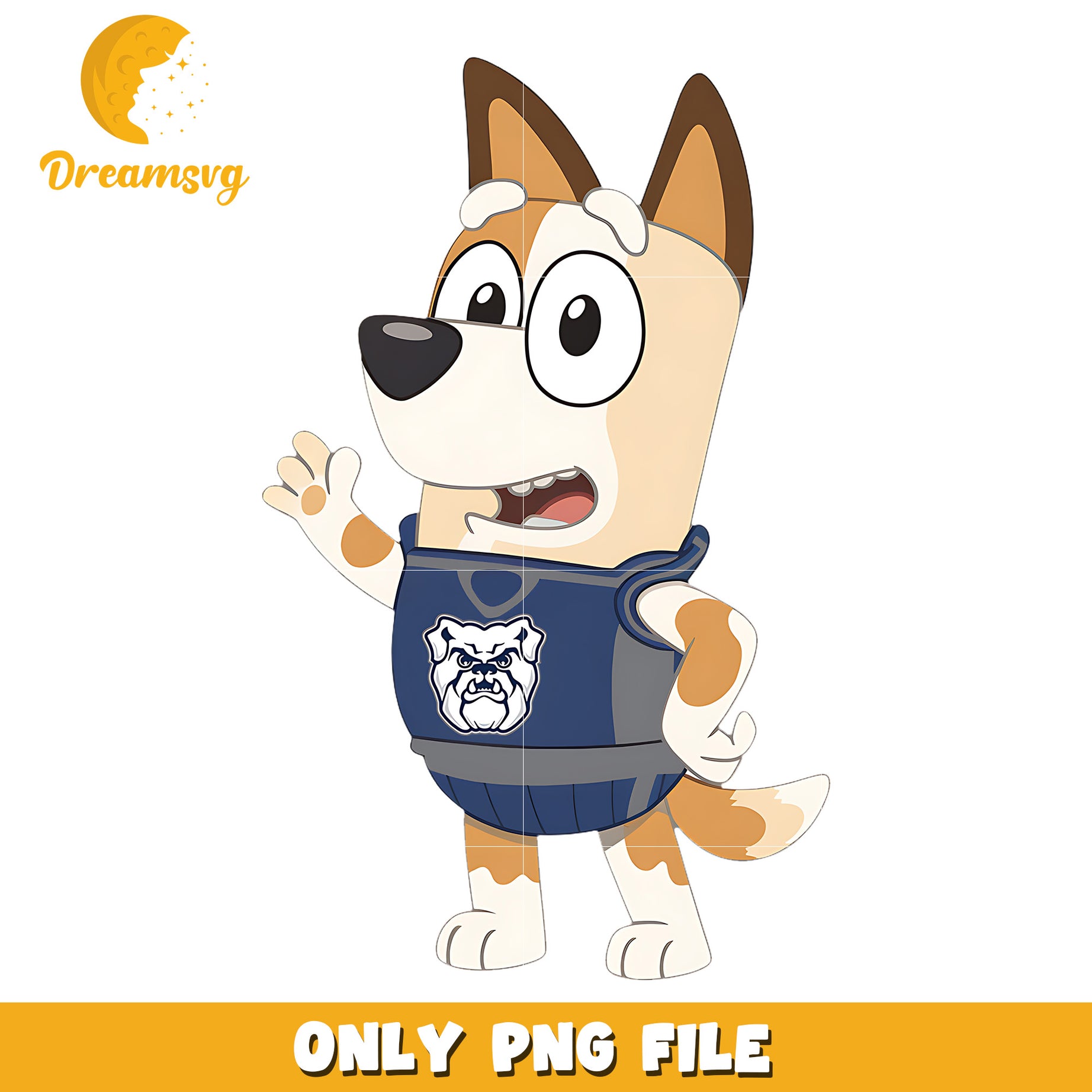 Bingo t-shirt logo png, Butler Bulldogs png, ncaa png