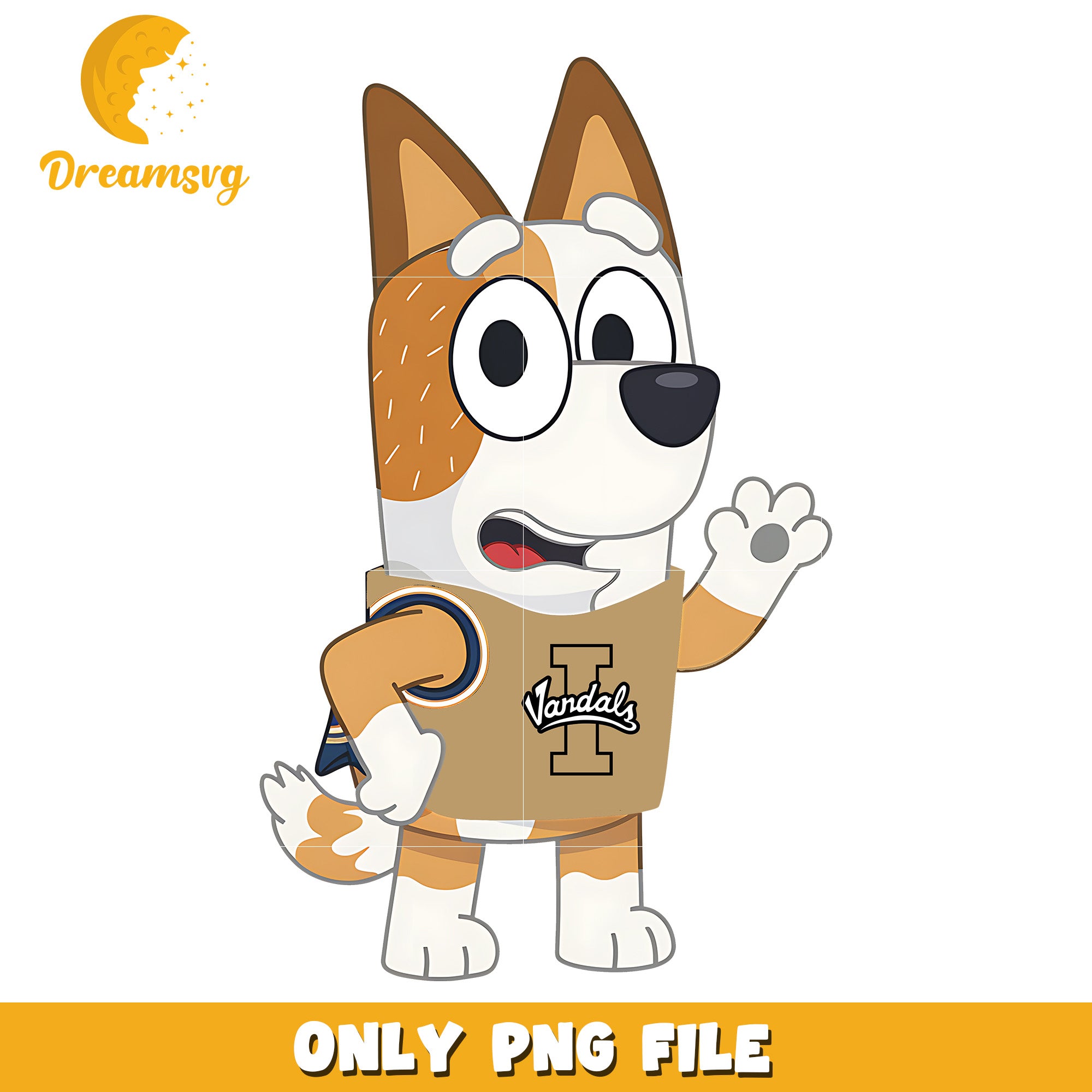 Bingo t-shirt logo png, Idaho Vandals png, ncaa png