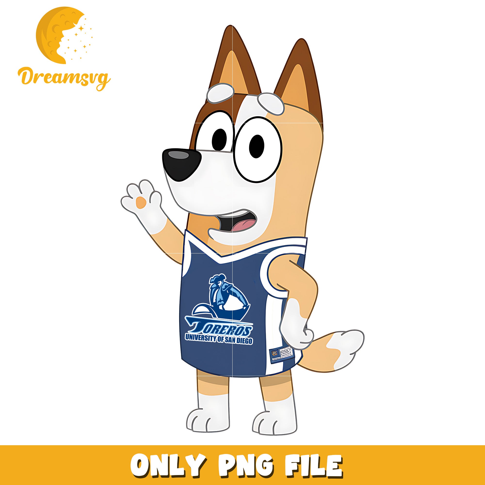 Bingo wear ncaa uniform png, San Diego Toreros png, ncaa png