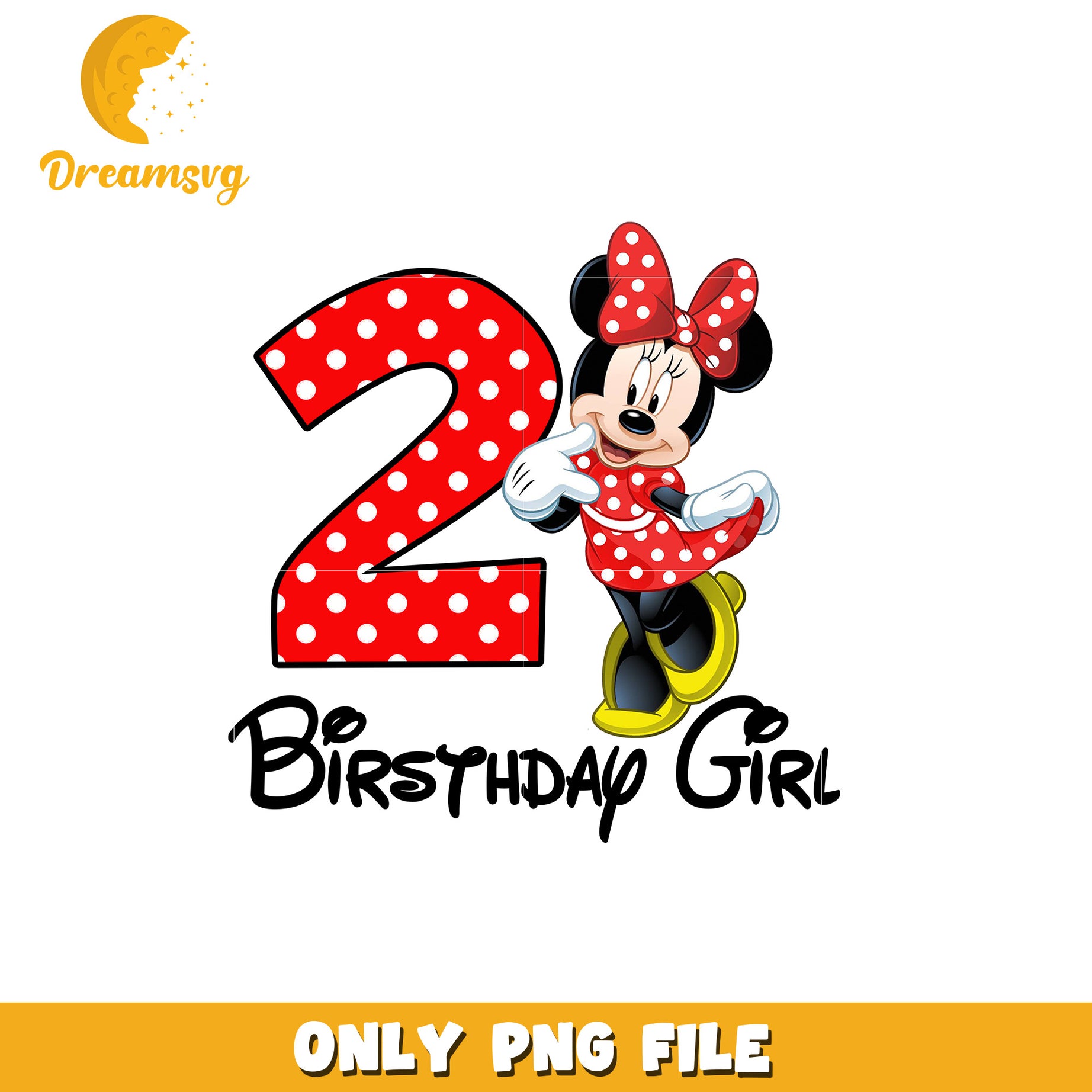 Minnie mouse brithday girl png