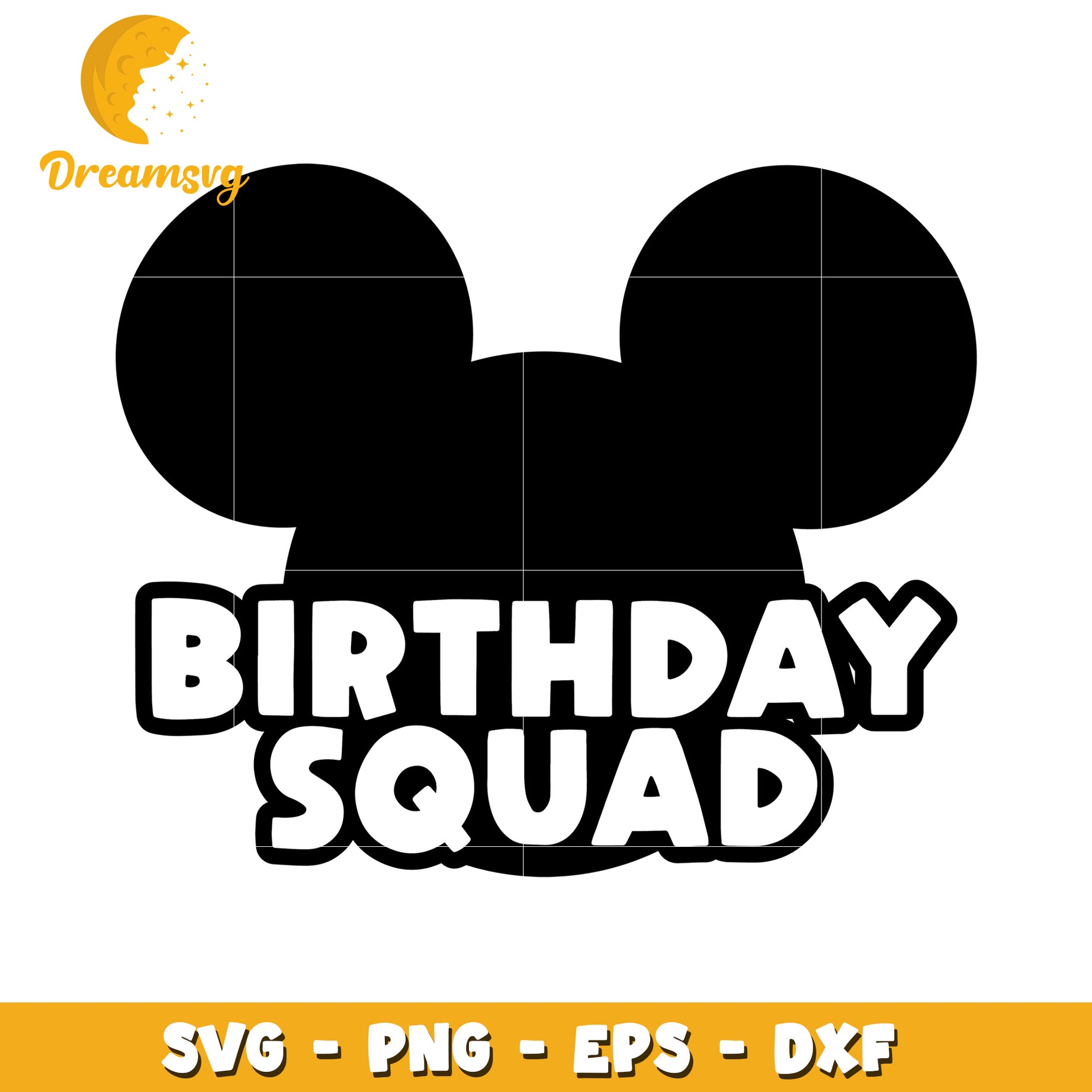 Birthday Squad SVG Design for Fun Celebrations and Parties