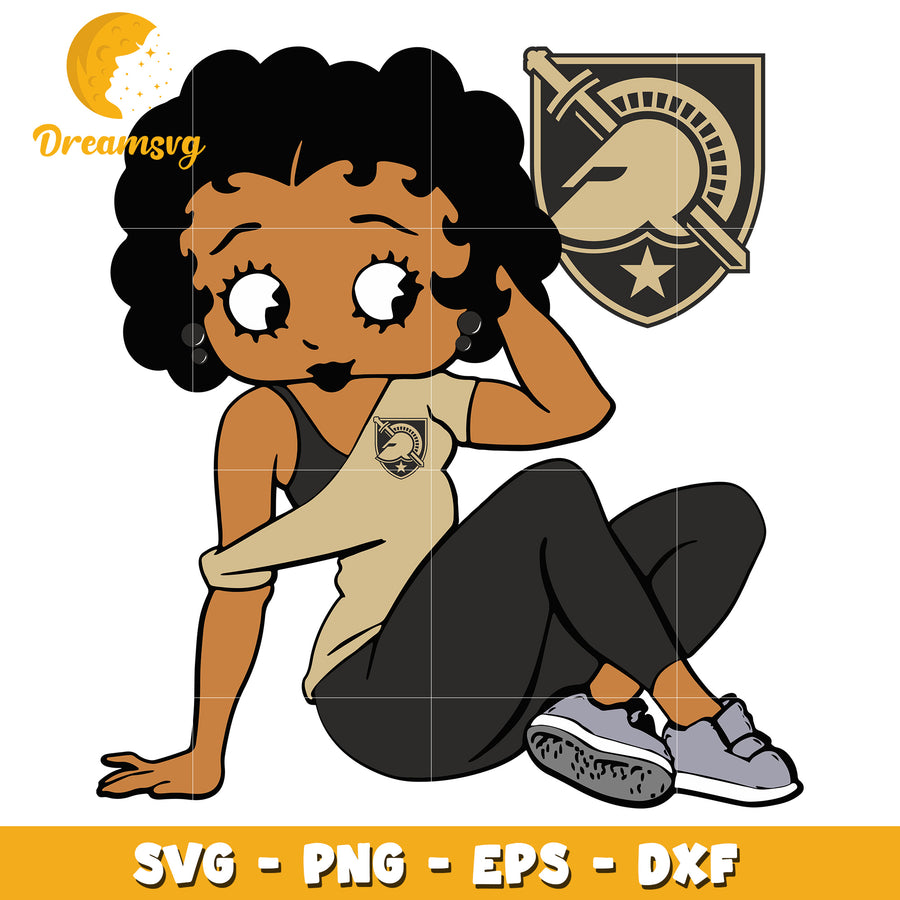 Black Girl Bettie SVG PNG EPS DXF
