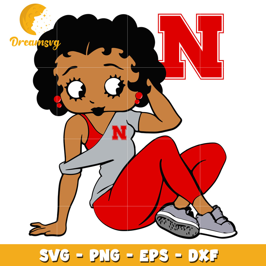 Black Girl Bettie SVG PNG EPS DXF