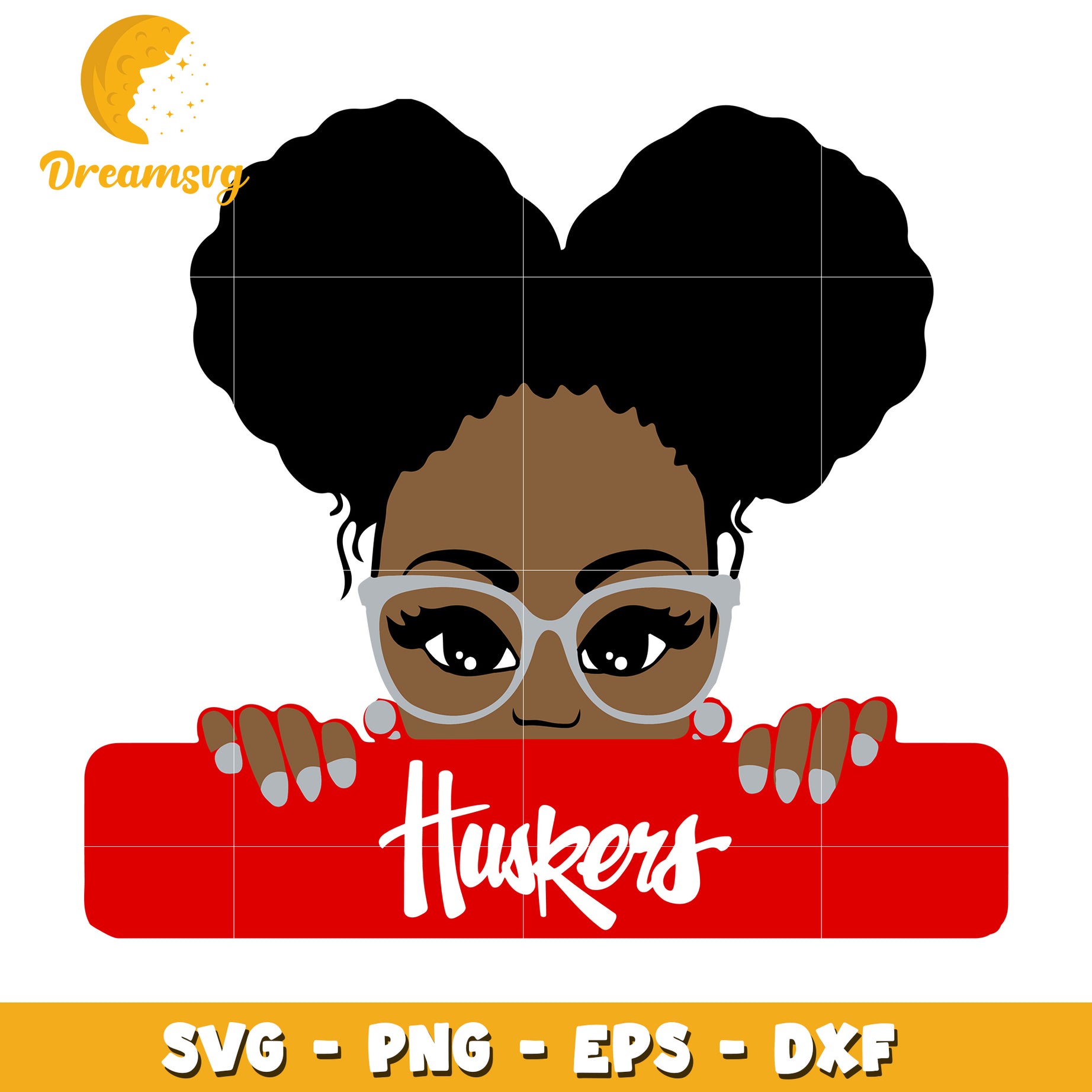 Black Girl Huskers SVG PNG EPS DXF