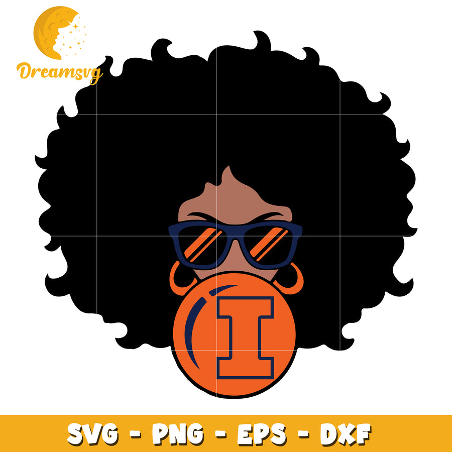 Black Girl Magic Bubblegum SVG PNG EPS DXF