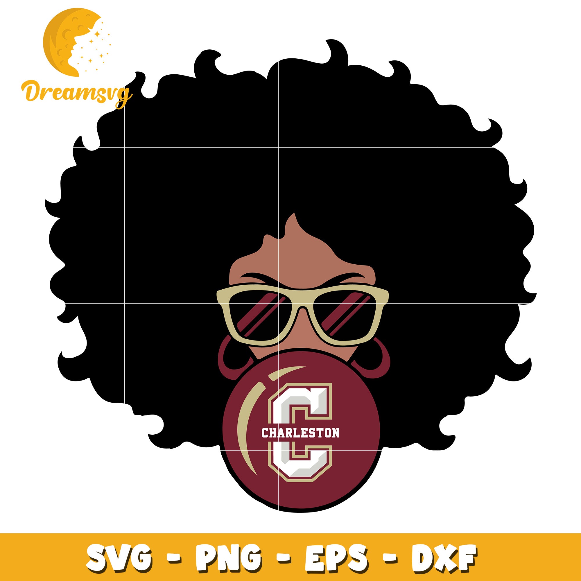 Black Girl Magic Charleston SVG PNG EPS DXF