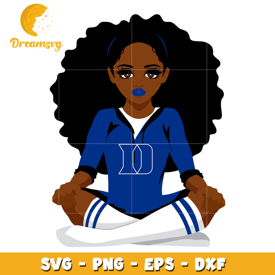 Black Girl Magic Duke SVG PNG EPS DXF