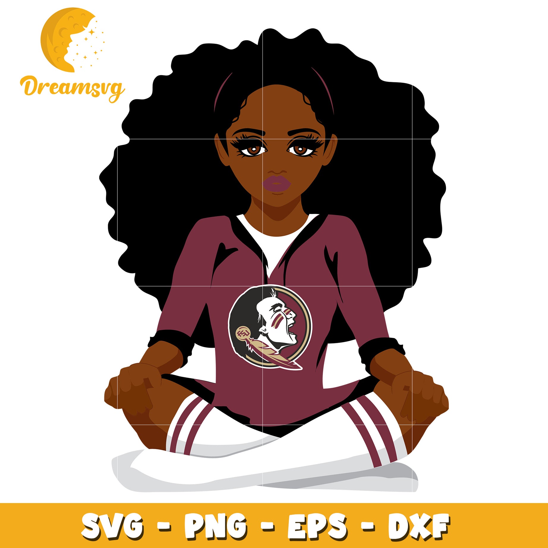 Black Girl Magic FSU SVG PNG EPS DXF