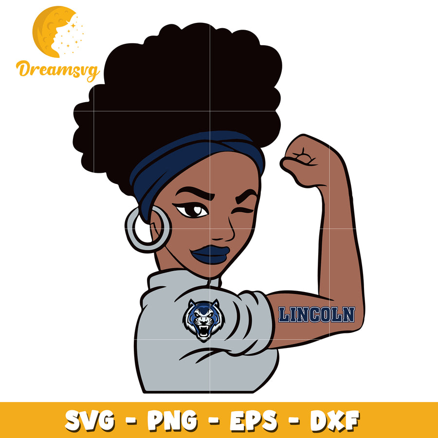 Black Girl Magic Lincoln SVG PNG EPS DXF
