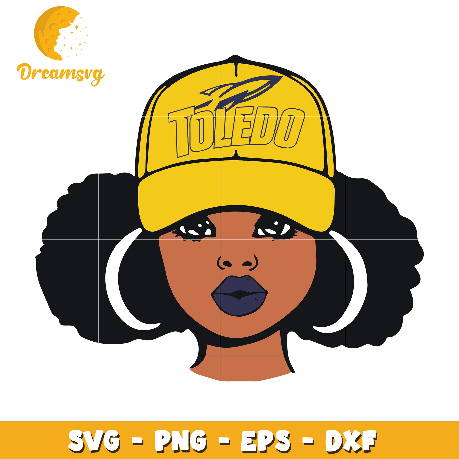 Black Girl Magic Toledo Hat SVG Cut File