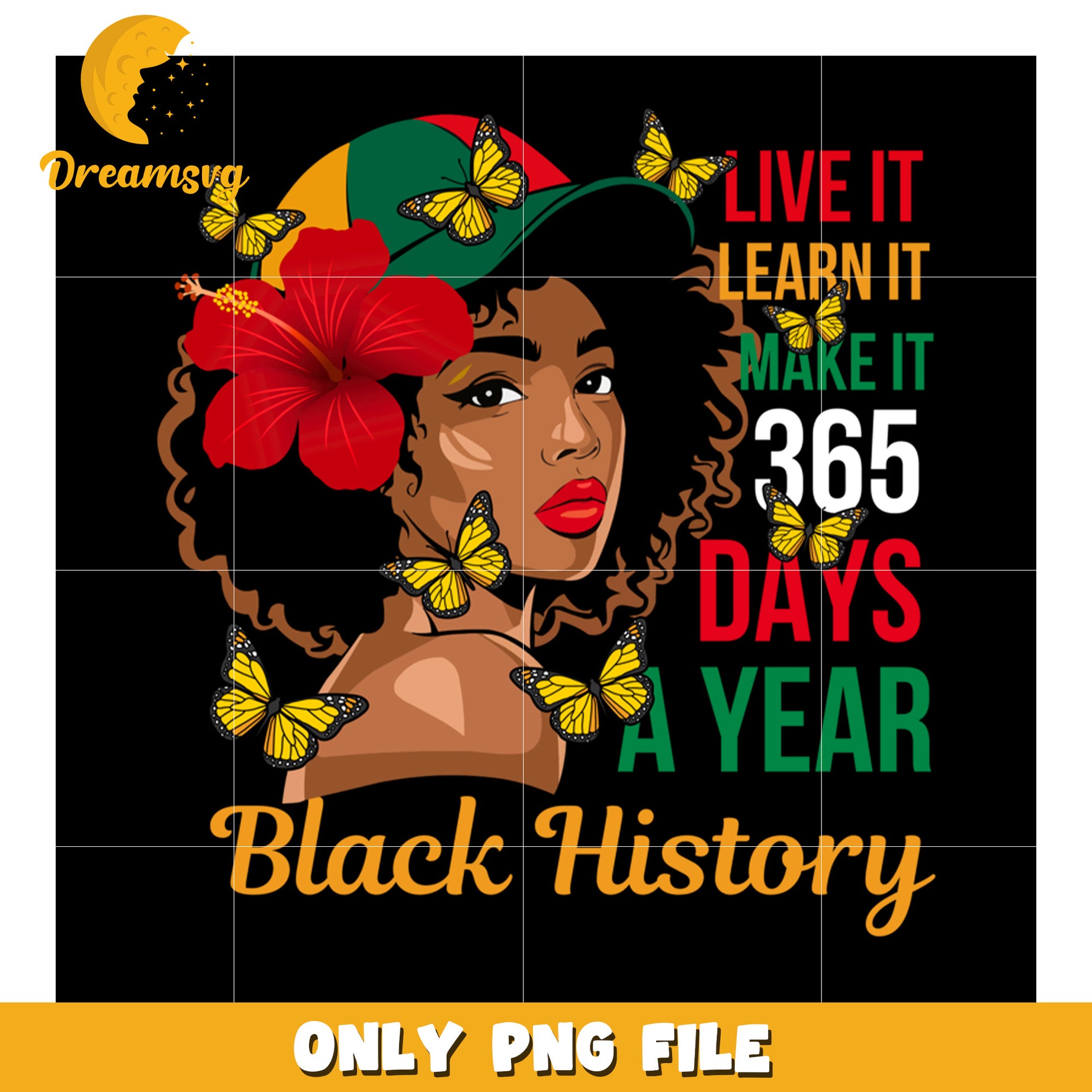 Black History Month PNG 365 Days a Year