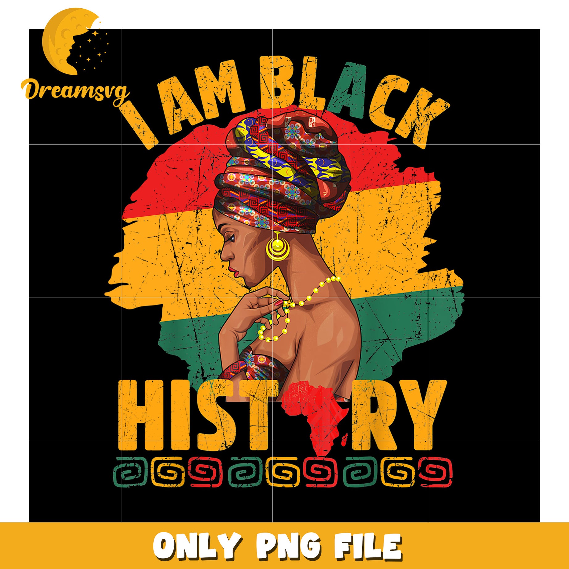 Black History Month PNG I Am Black History