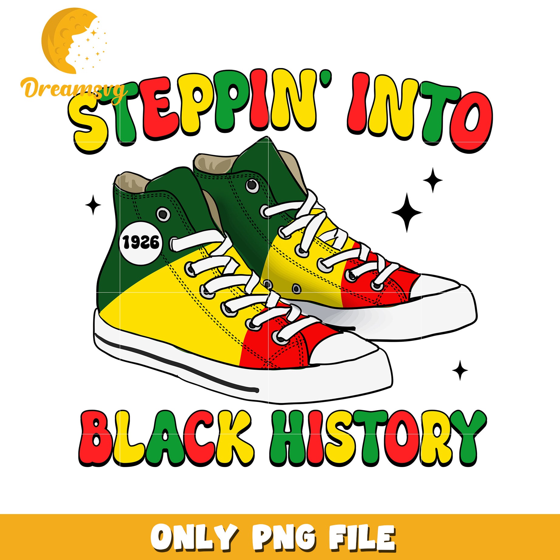 Black History Month Shoes PNG