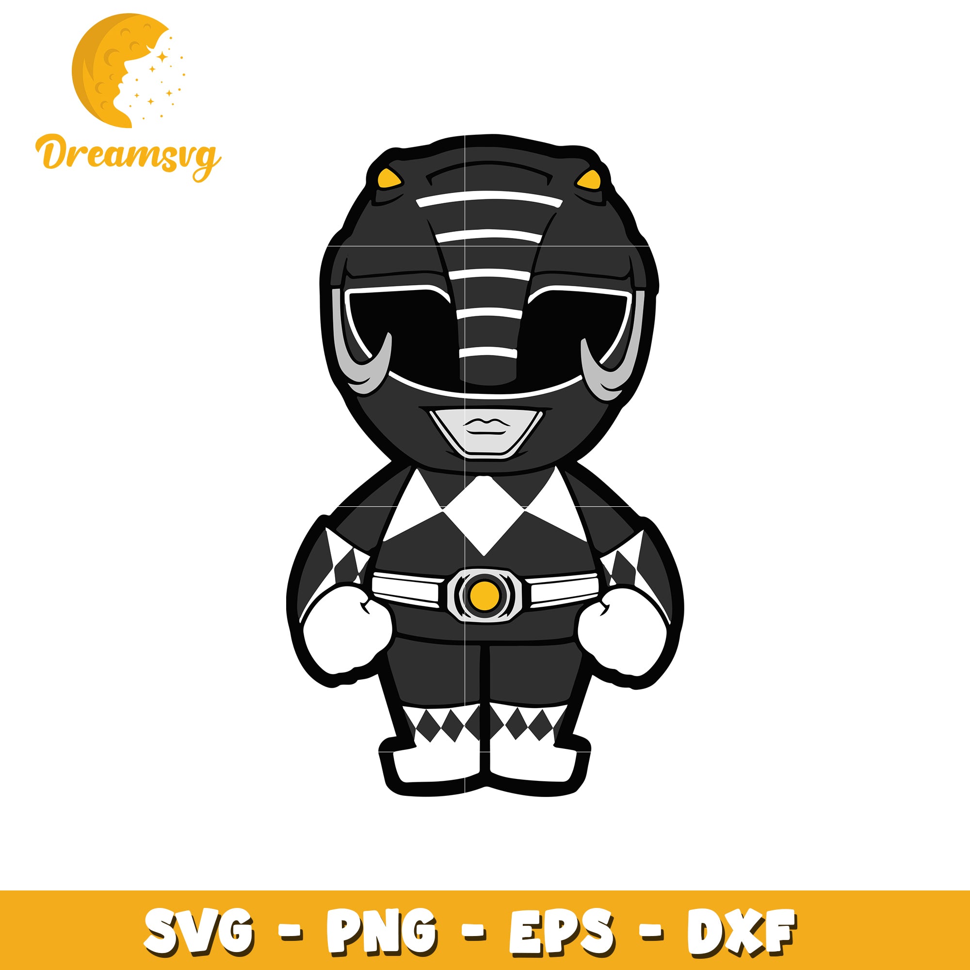 Black Ranger SVG PNG EPS DXF Files