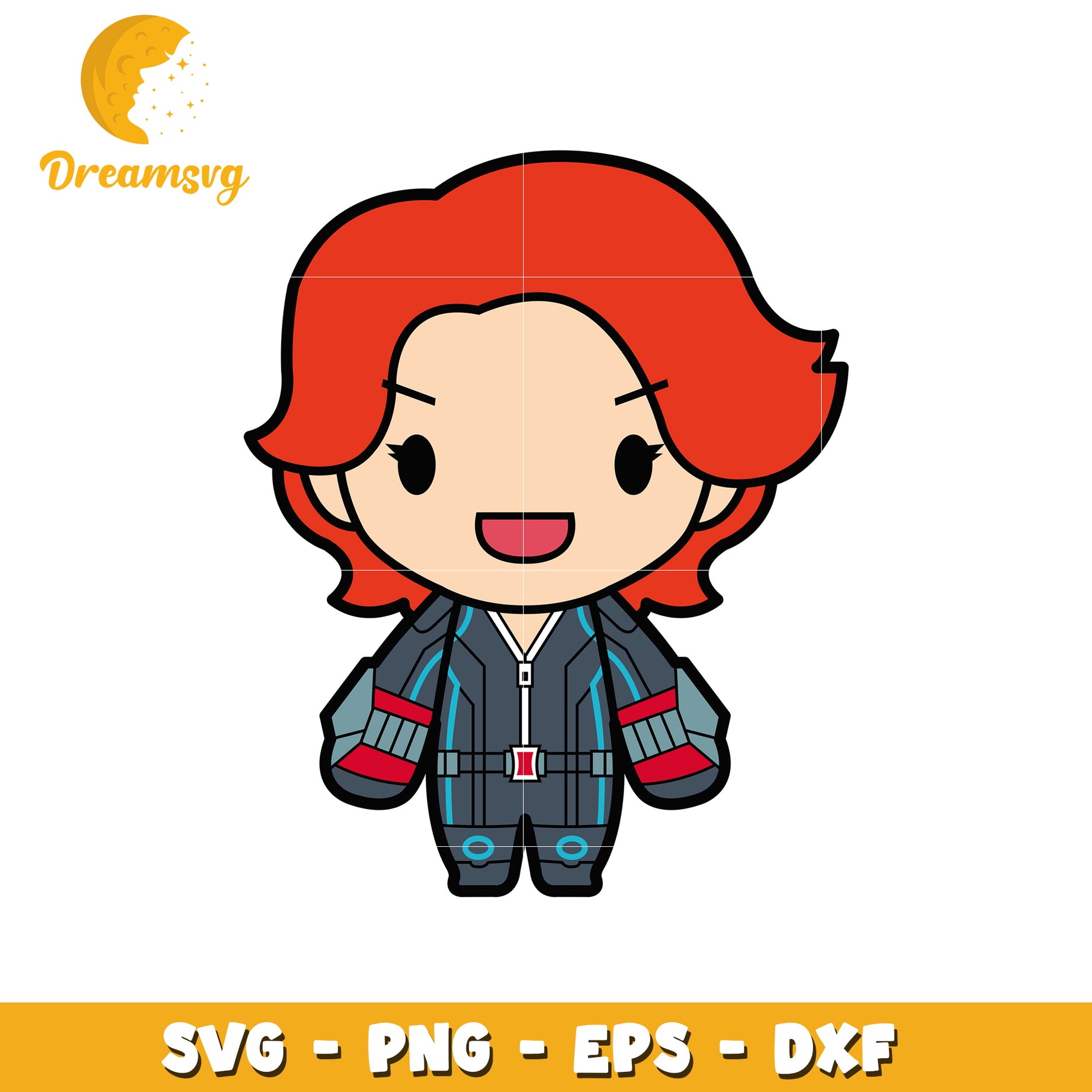 Black Widow SVG PNG EPS DXF