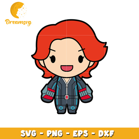 Black Widow SVG PNG EPS DXF