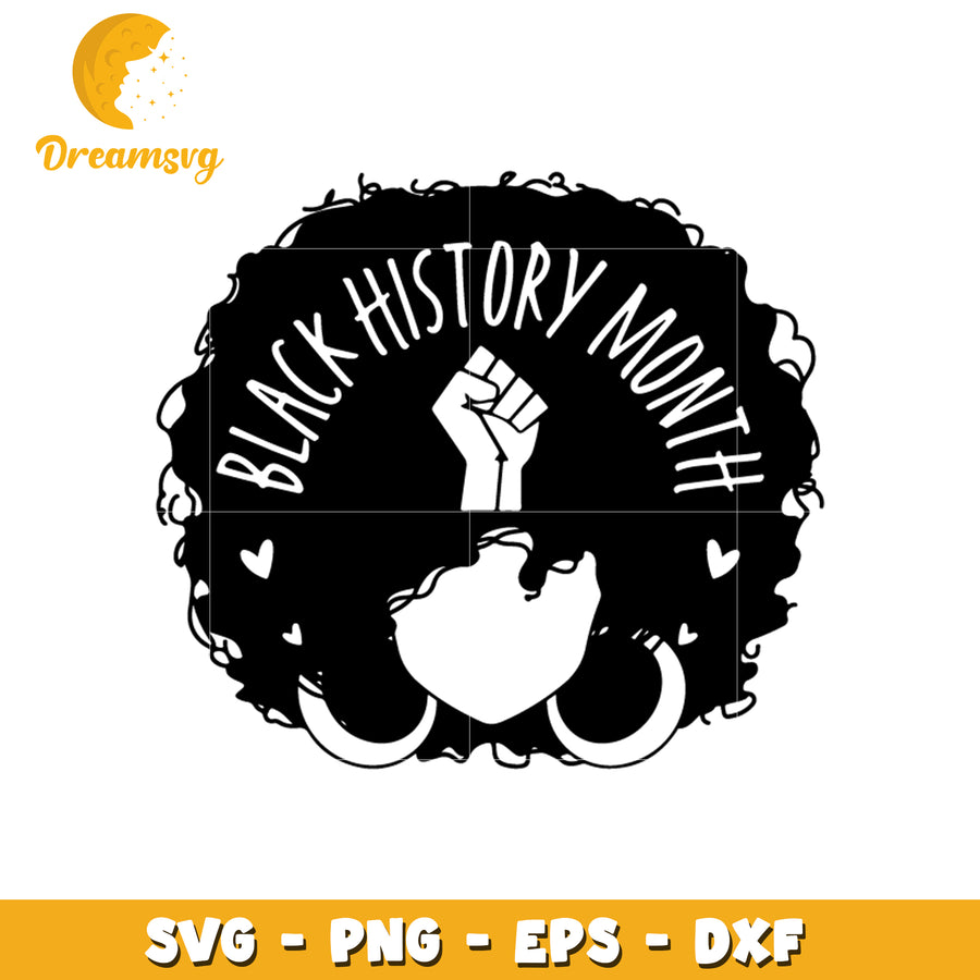Black history month svg, anti racism svg, black lives matter svg