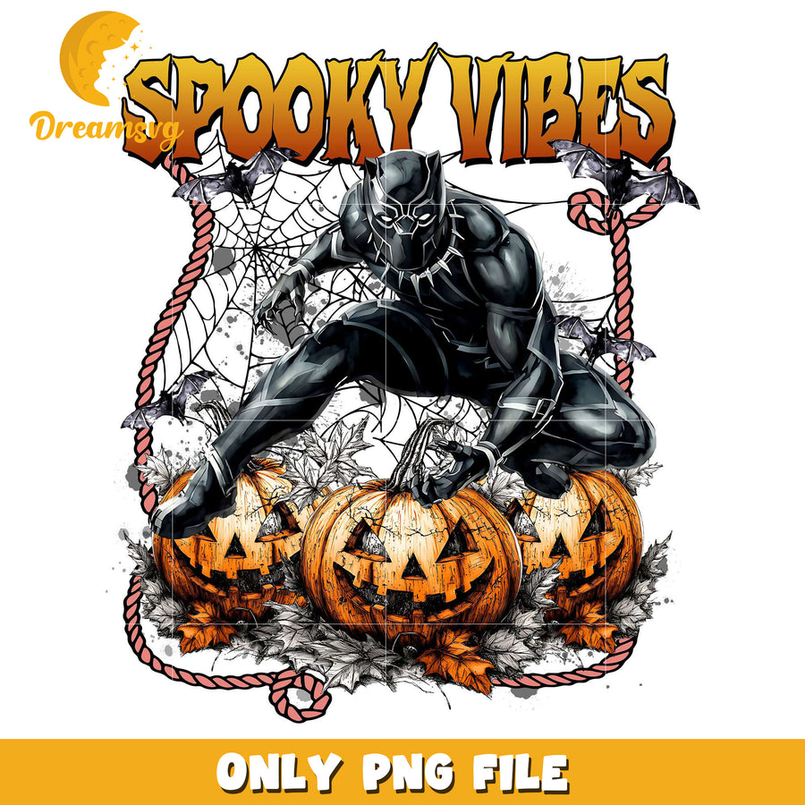 Black panthers spooky vibes png, halloween eve​​ png, halloween ends​ png